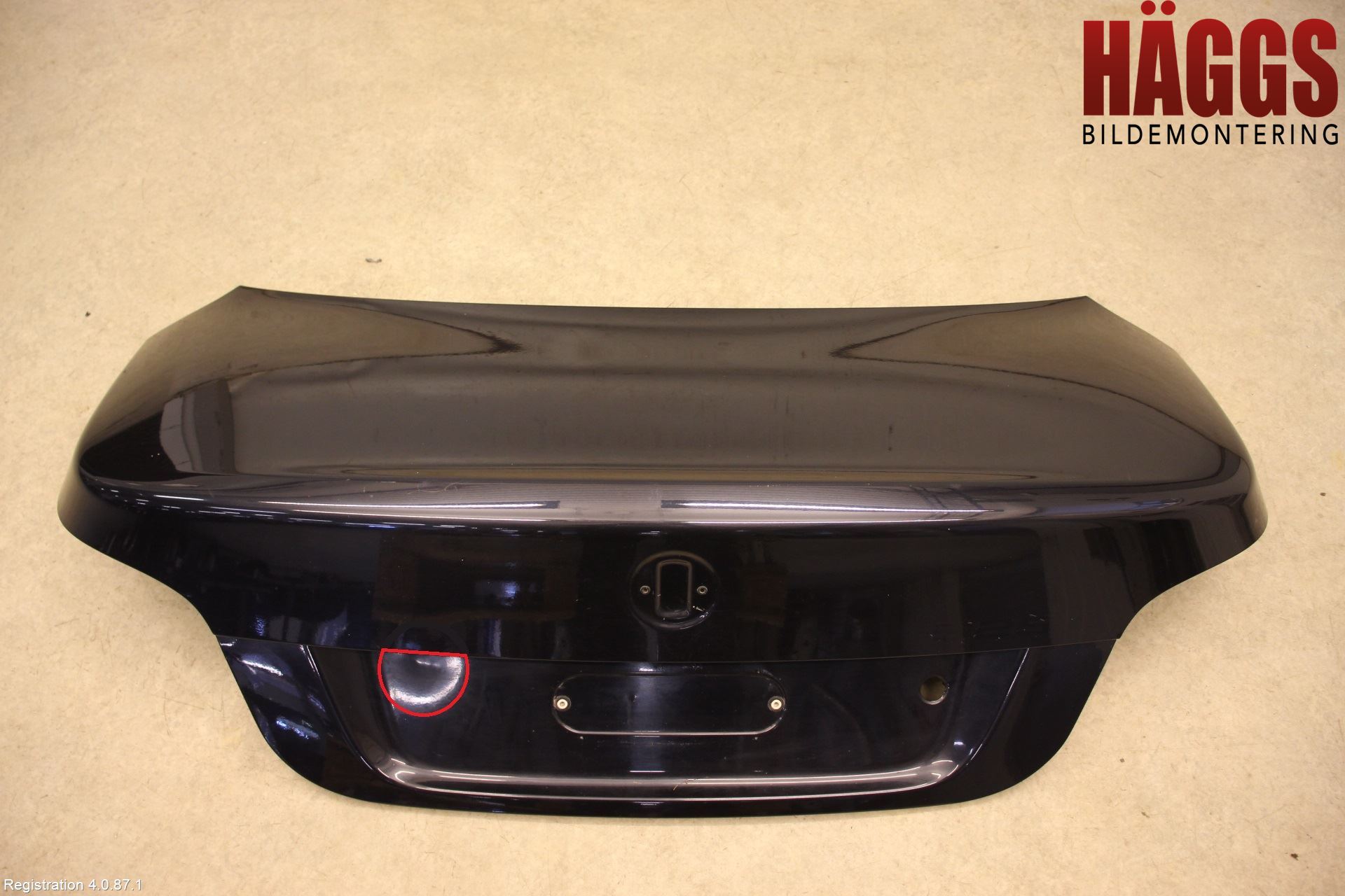 BMW 5 E60/61 Sed/Tou 02-10 Baklucka (Ej Med Ruta)