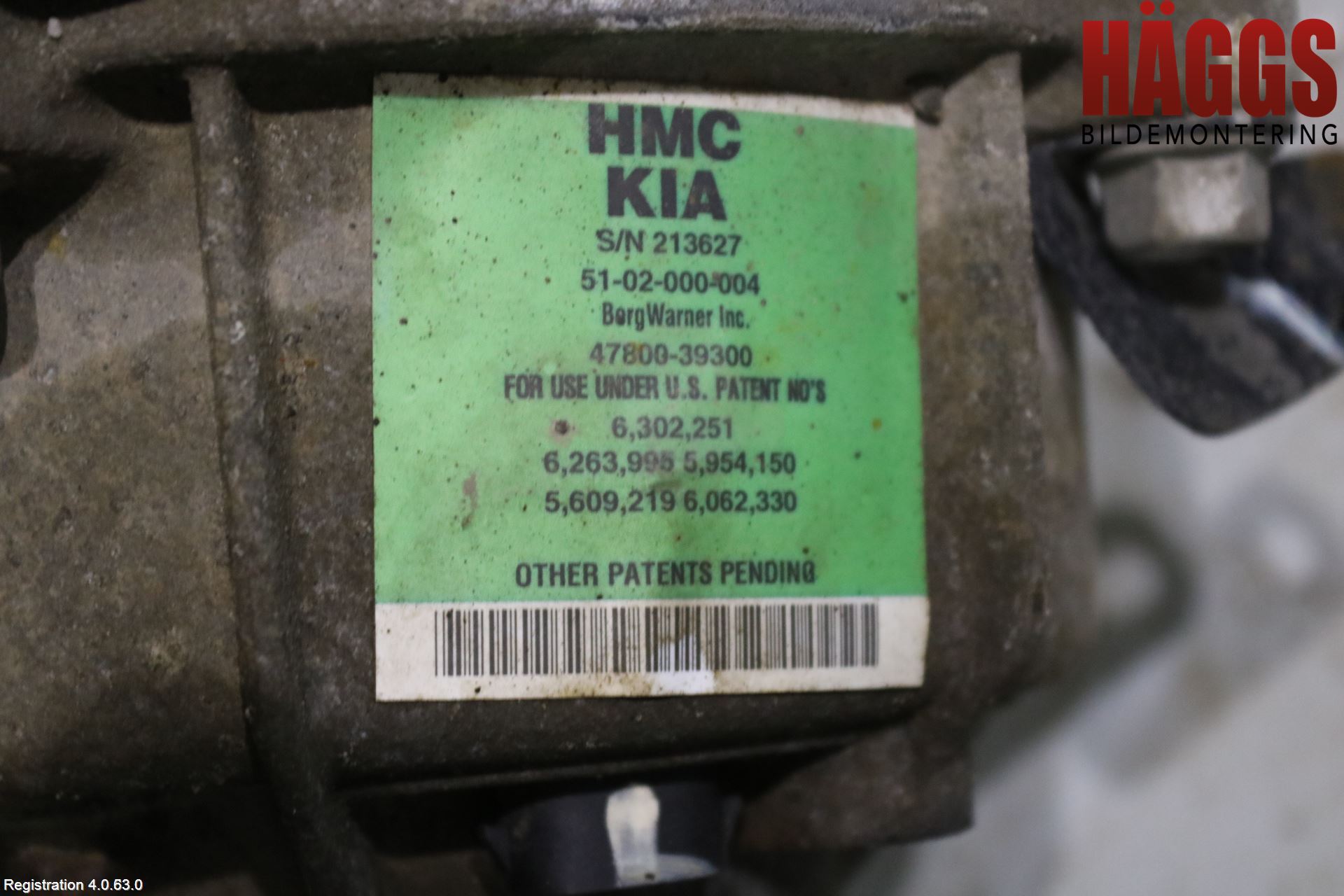 Hyundai SANTA FE  06-12 Bakväxel-Diff