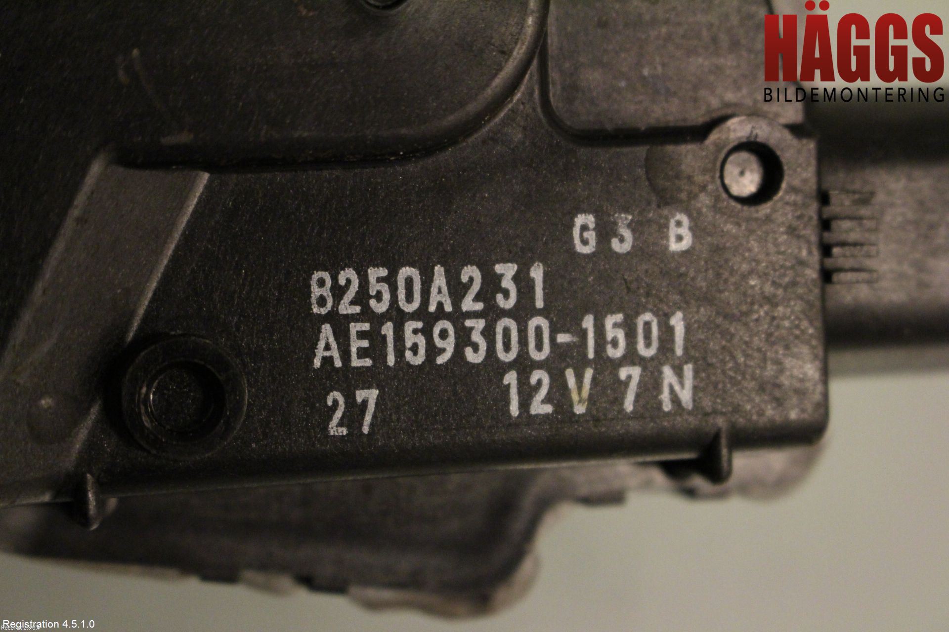 Mitsubishi COLT 09-13 Torkarmotor Vindruta