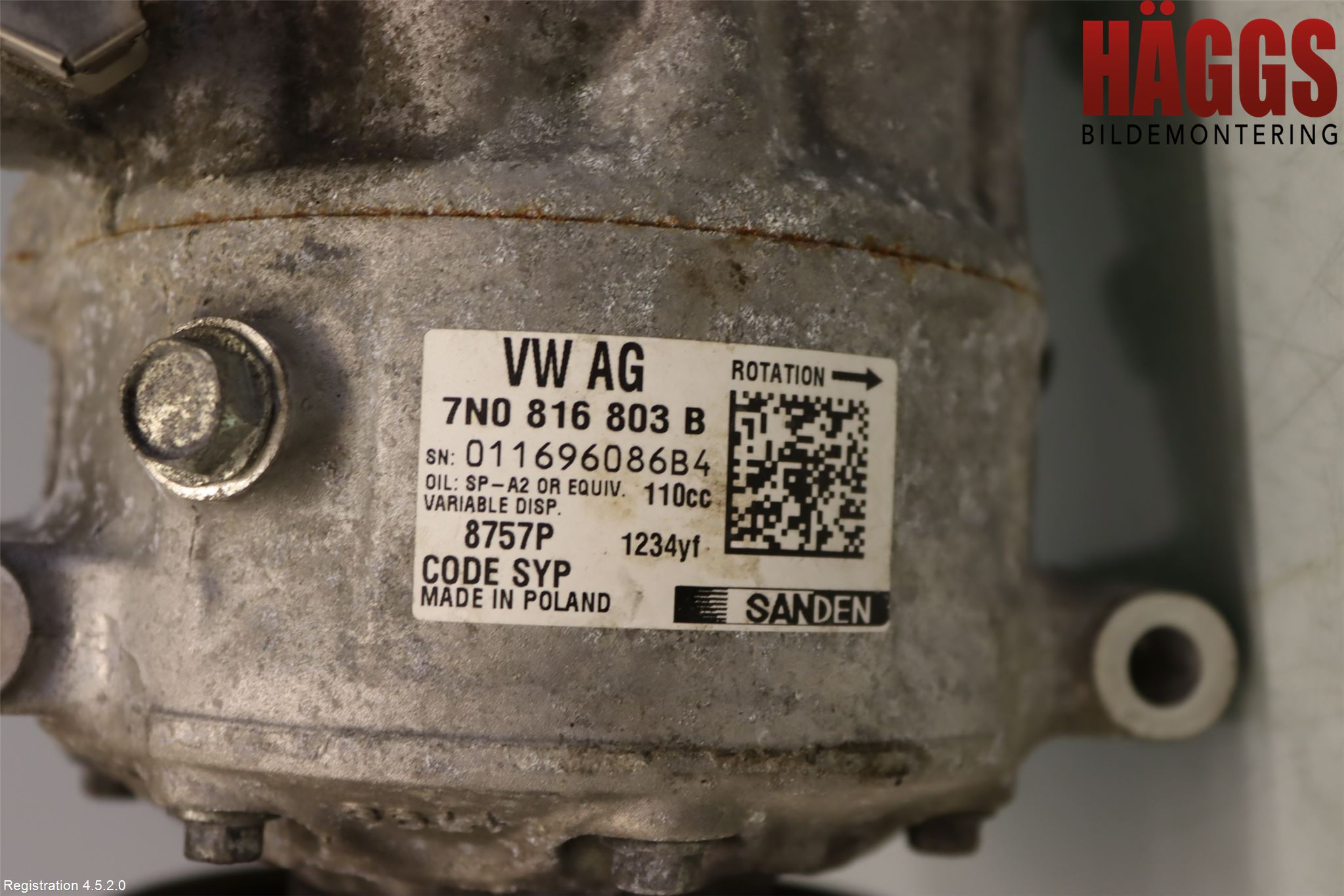 Volkswagen VW SHARAN 11- Ac Kompressor