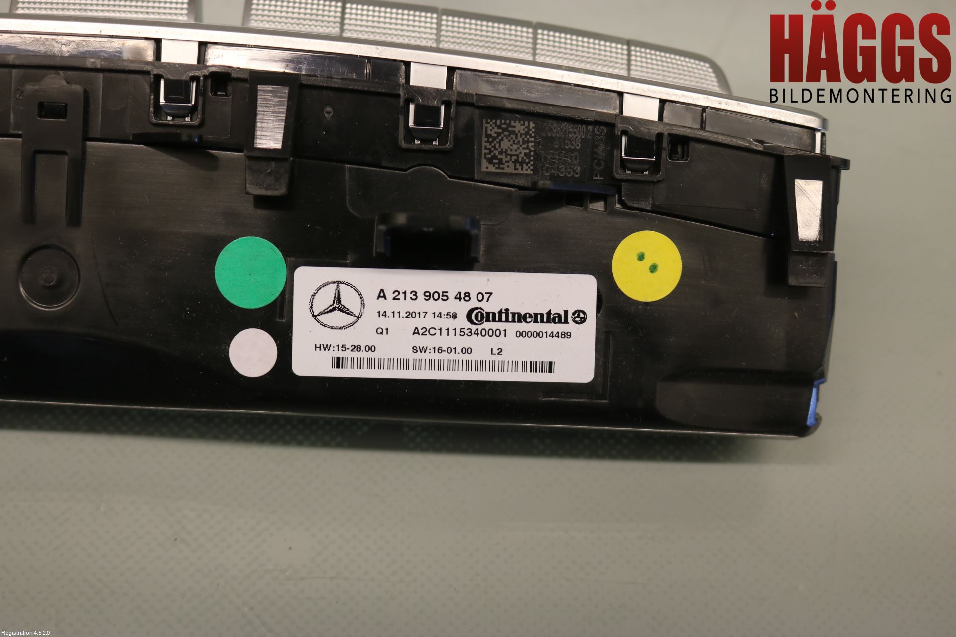 Mercedes-Benz MB E-KLASS (W213) 16-23 Ac Styrenhet Ac Manöveren
