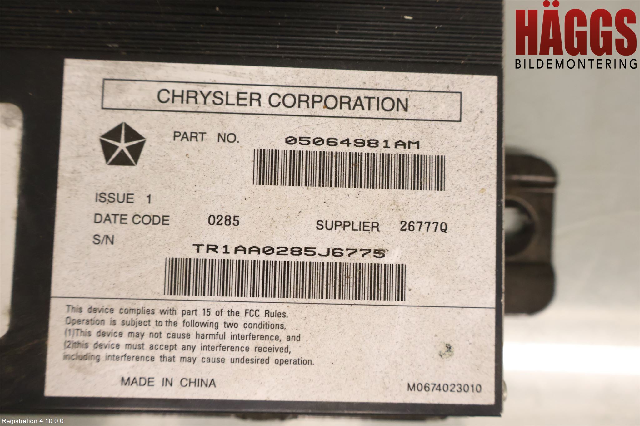 Fiat FREEMONT Radio-Stereo Förstärkare