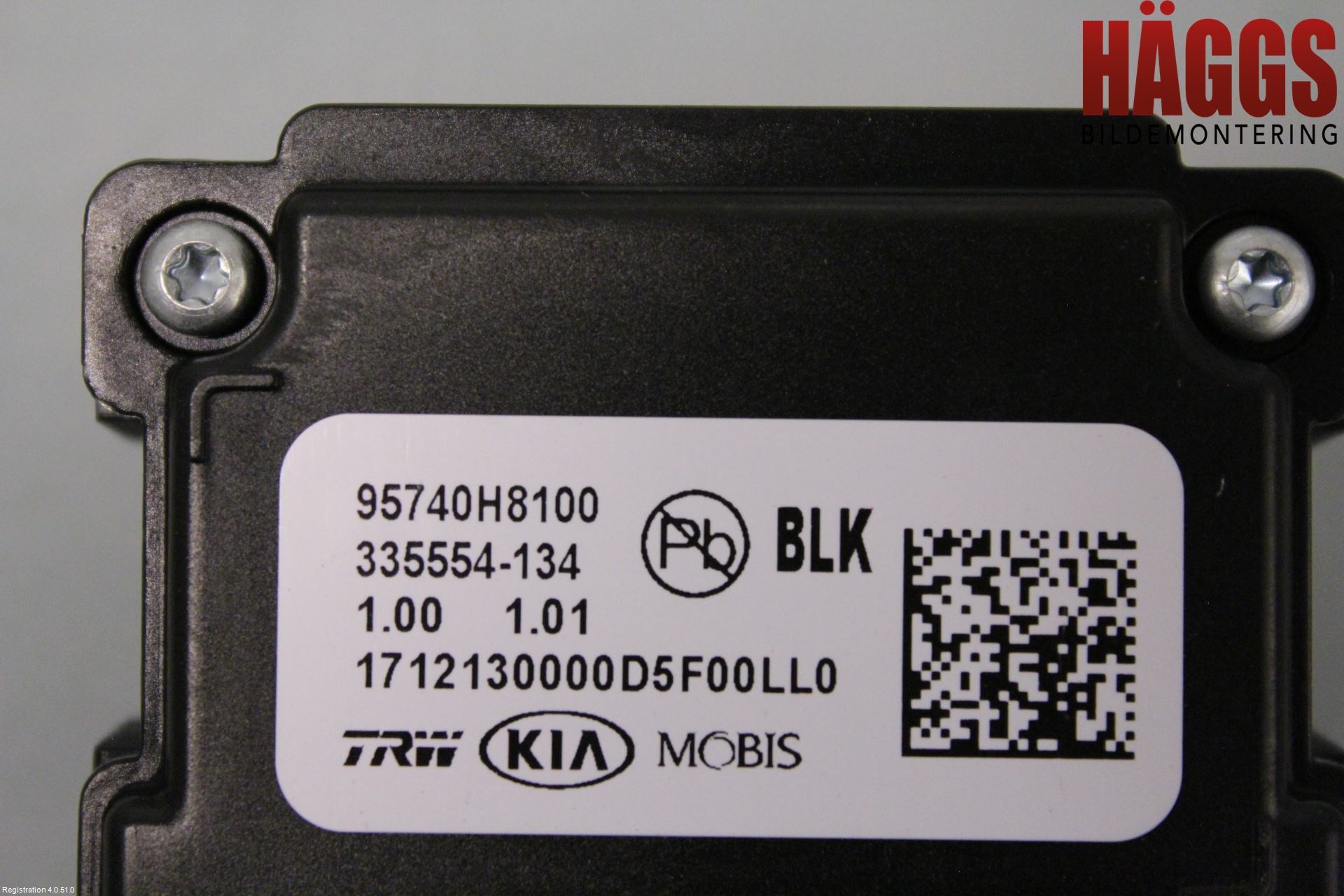 Kia STONIC 18->> Sensor Aktivt Kollisionsskydd