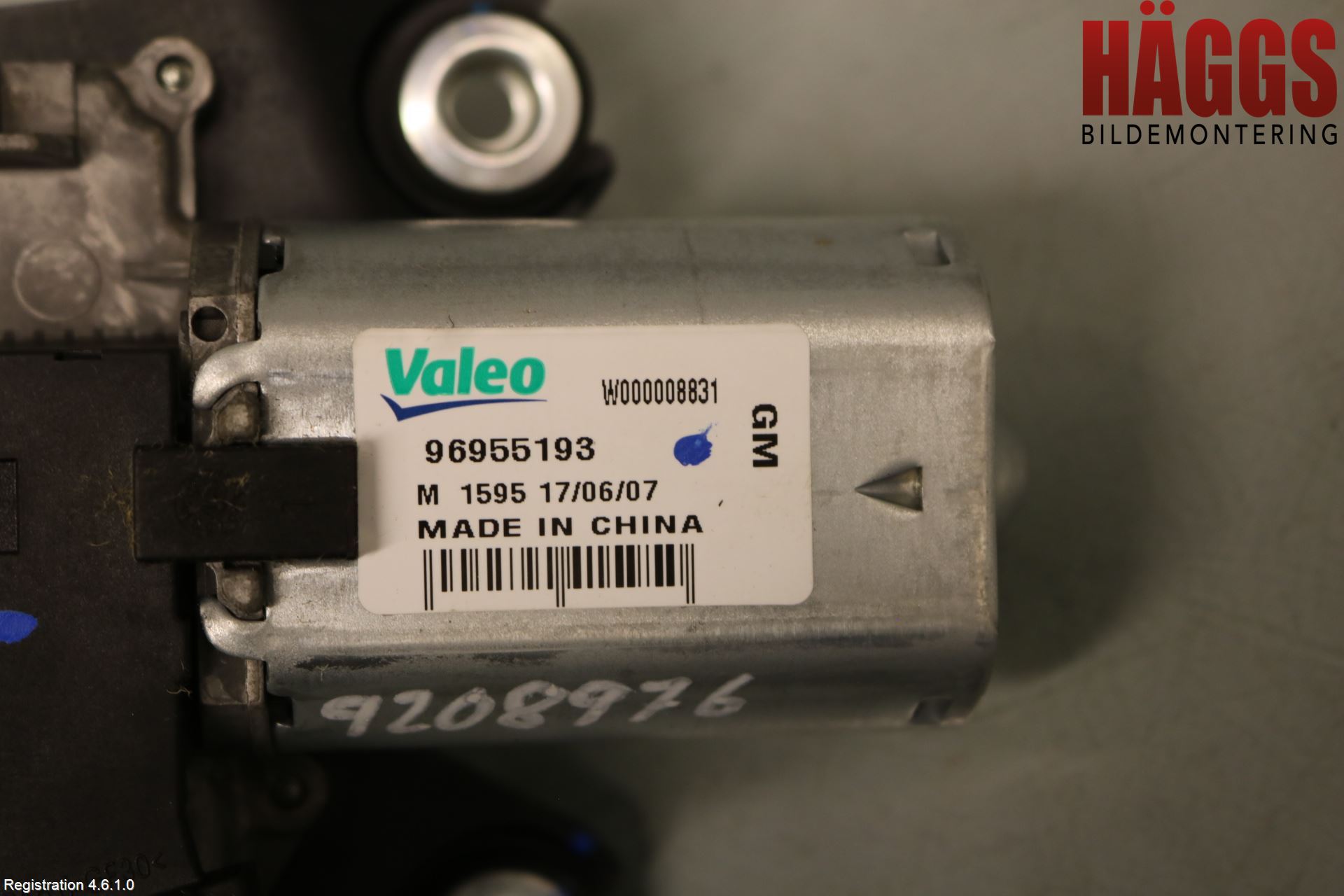Opel MOKKA 13-20 Torkarmotor Baklucka