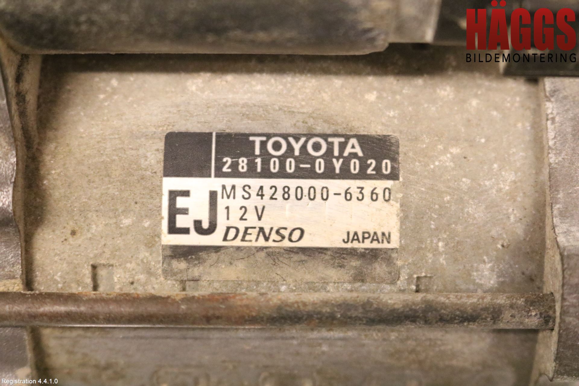 Toyota YARIS XP90 06-11 Startmotor