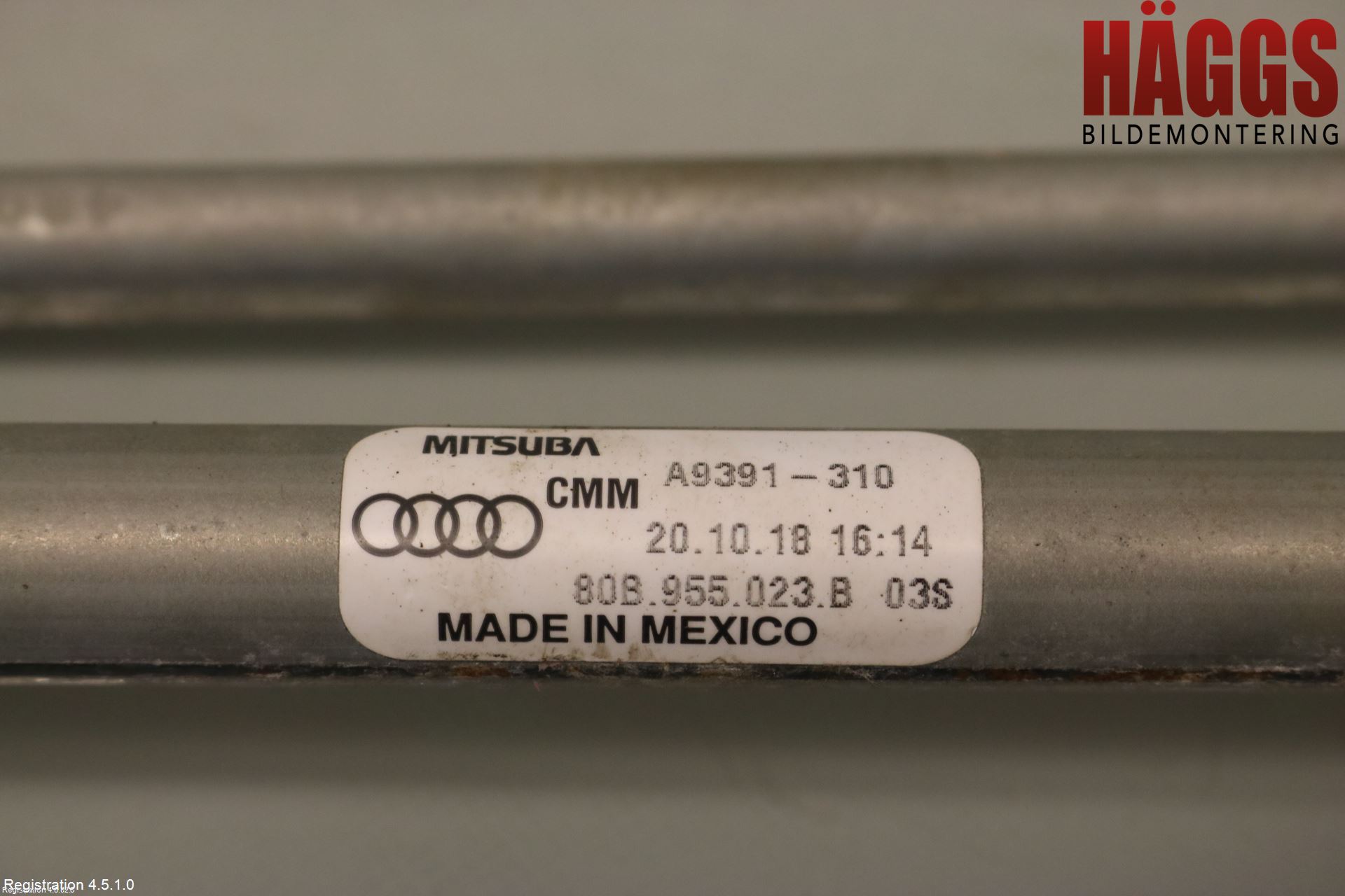 Audi Q5/SQ5 17- Torkarmotor Vindruta