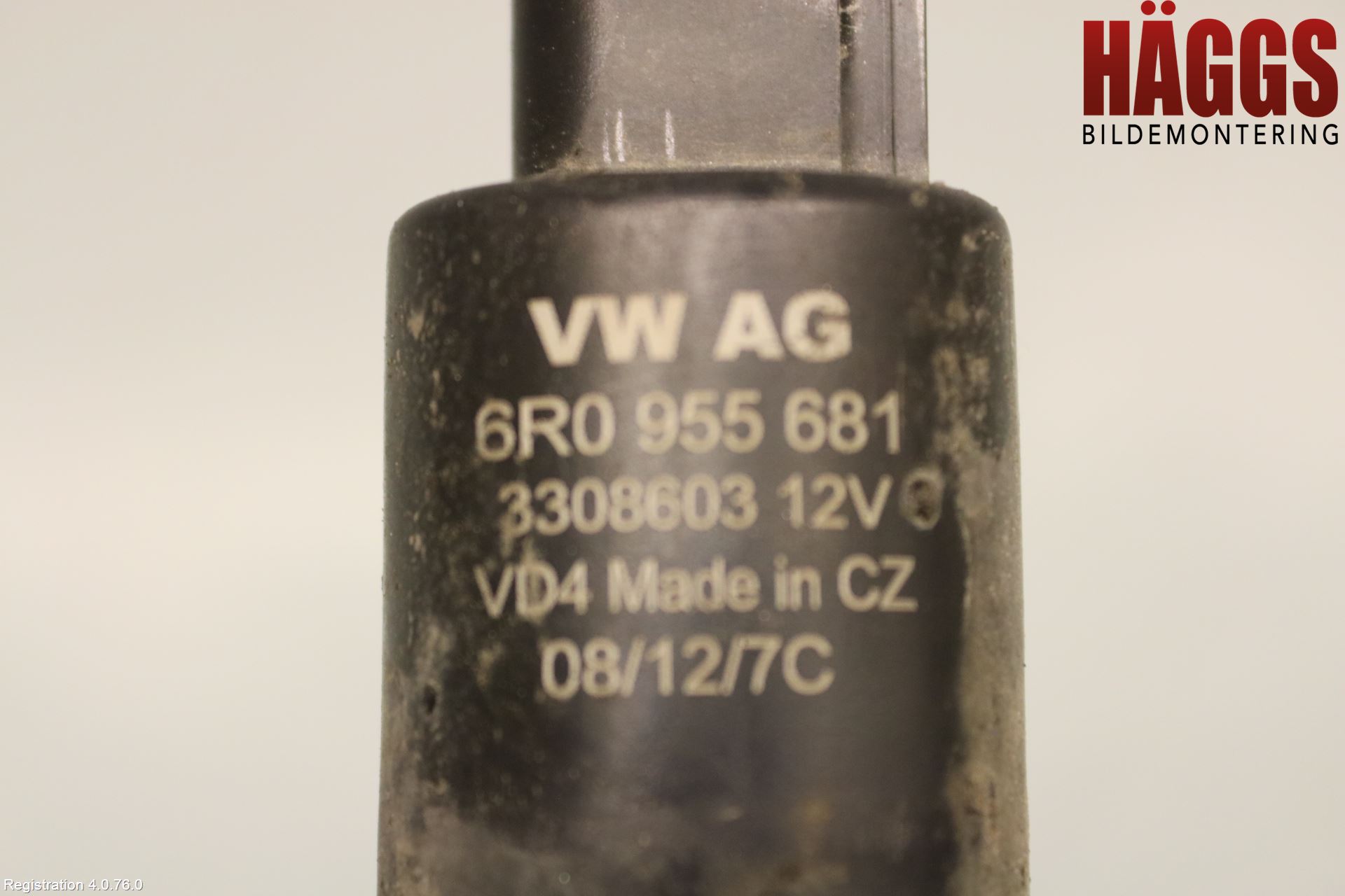 Volkswagen VW PASSAT 11-14 Spolarpump Högtryck