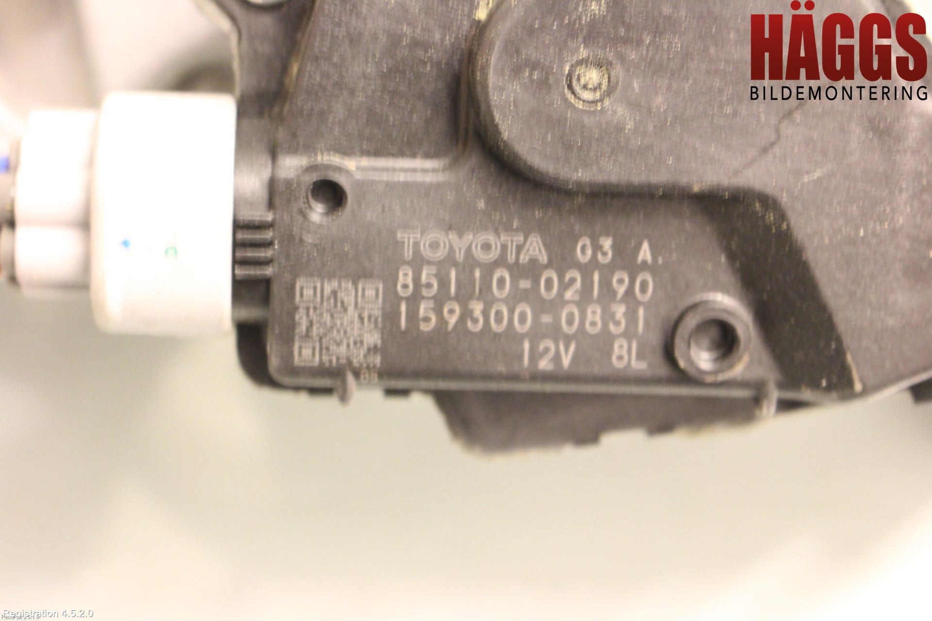 Toyota AURIS 10-12 Torkarmotor Vindruta