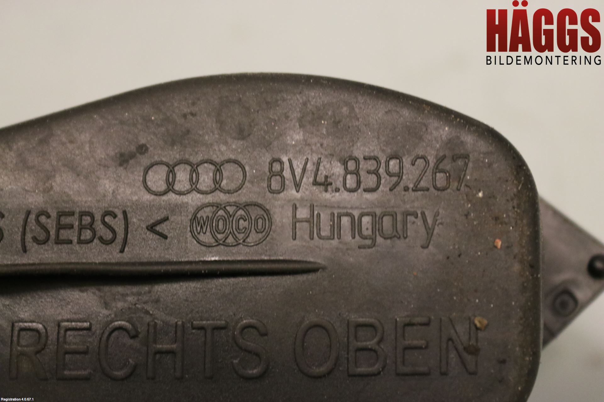 Audi A3/S3 8V 13-20 Dörrstopp