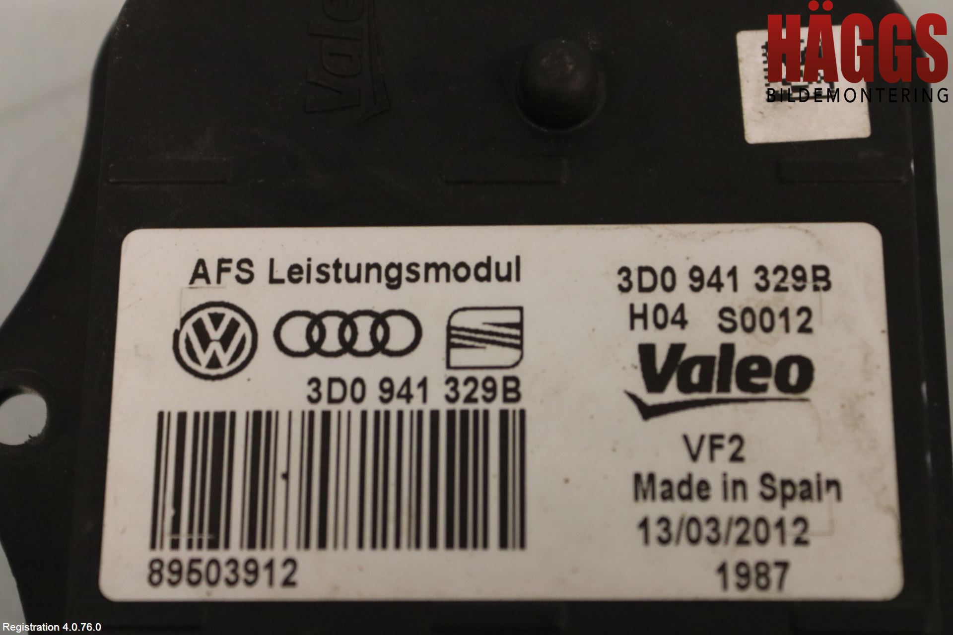 Volkswagen VW PASSAT 11-14 Styrenhet Strålkastare
