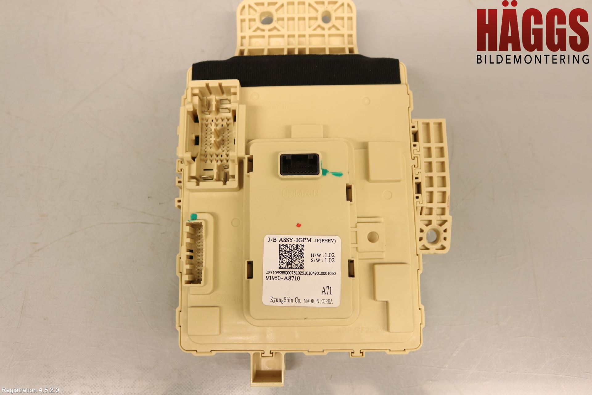 Kia OPTIMA 16-20 Säkringsdosa-Elcentral