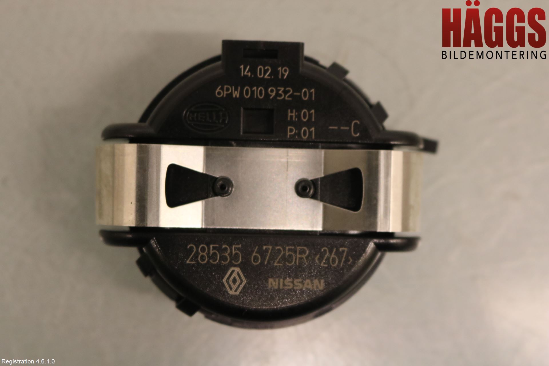 Renault ZOE/E-TECH 13- Regnsensor