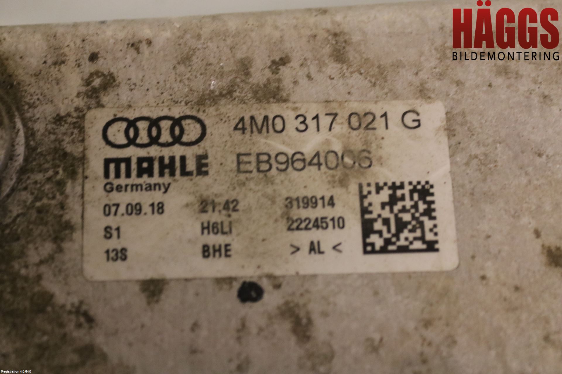 Volkswagen VW TOUAREG CR 18- Oljekylare Automat