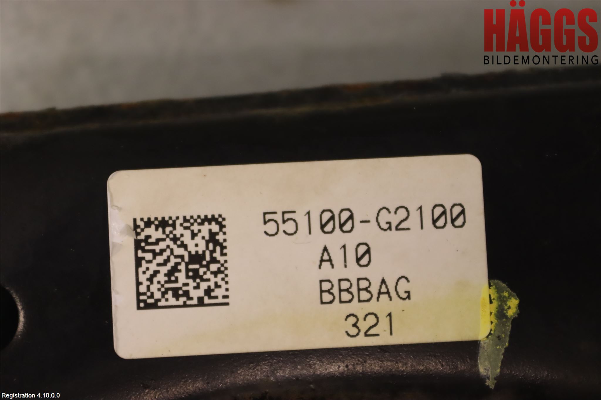 Kia NIRO (DE) 17-22 Bärarm Bak Övre Vänster