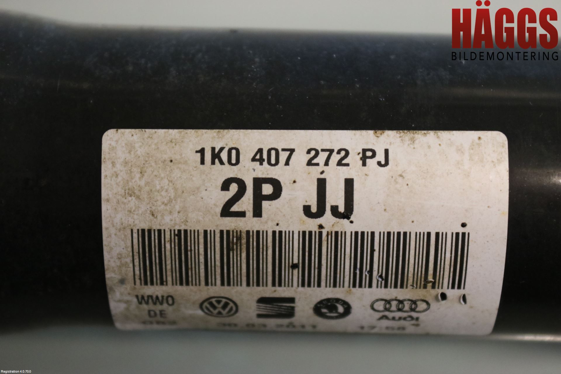 Volkswagen VW SCIROCCO 09-17 Drivaxel Fram Höger