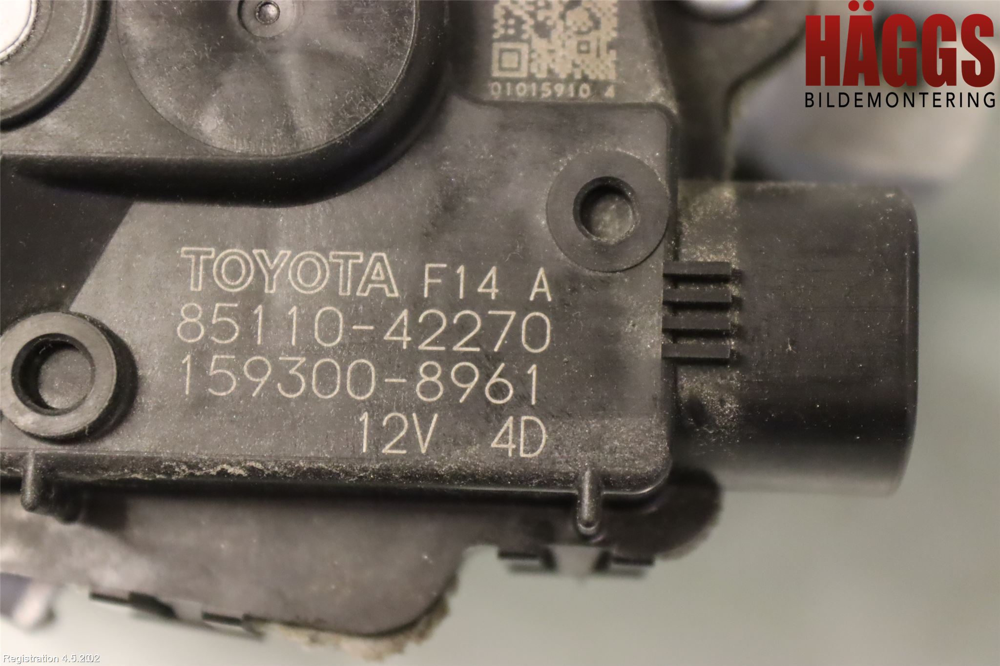 Toyota RAV4 19- Torkarmotor Vindruta