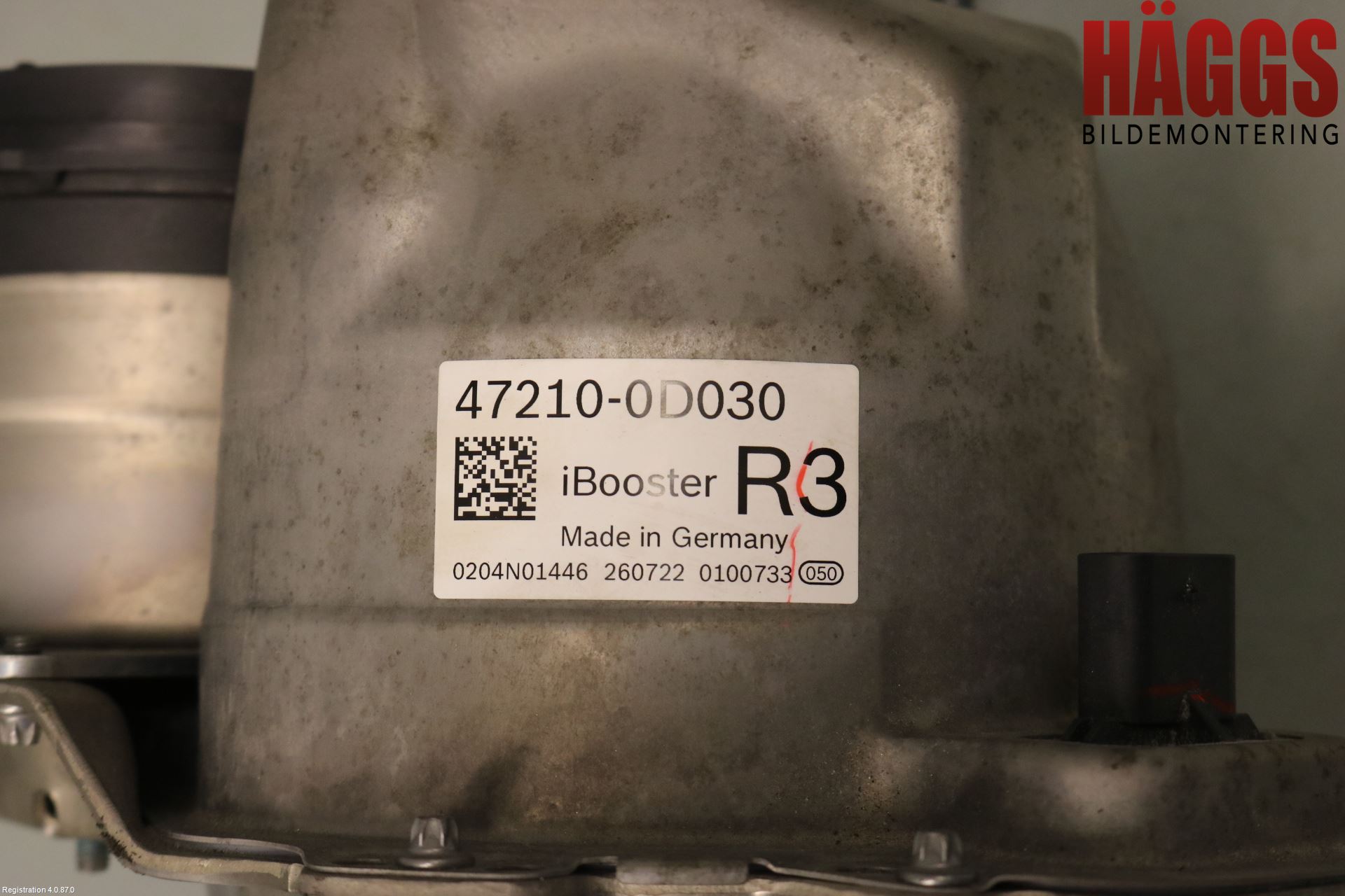 Toyota YARIS XP21 20- Bromsservo