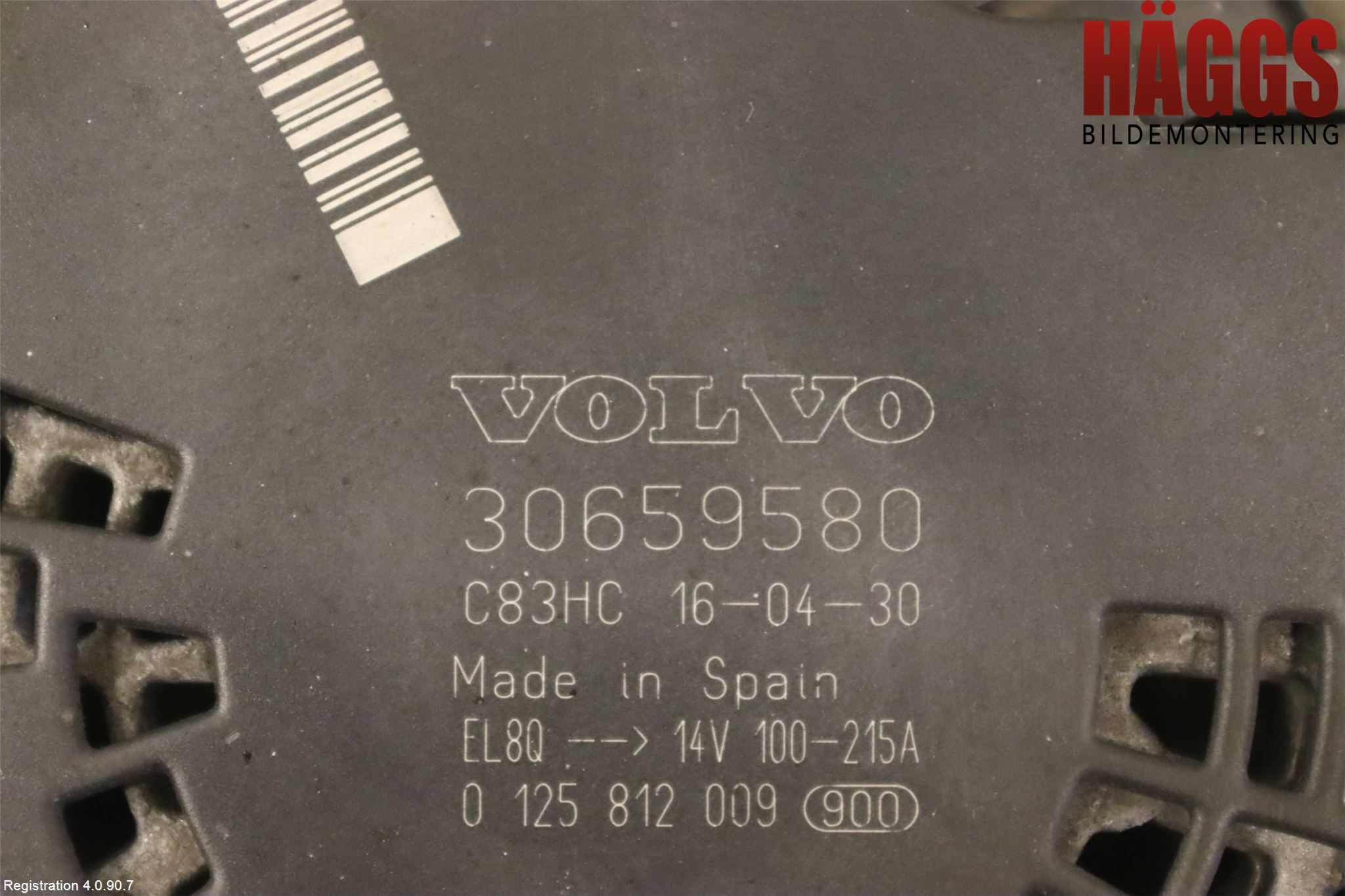 Volvo XC90/RECHARGE 16- Generator