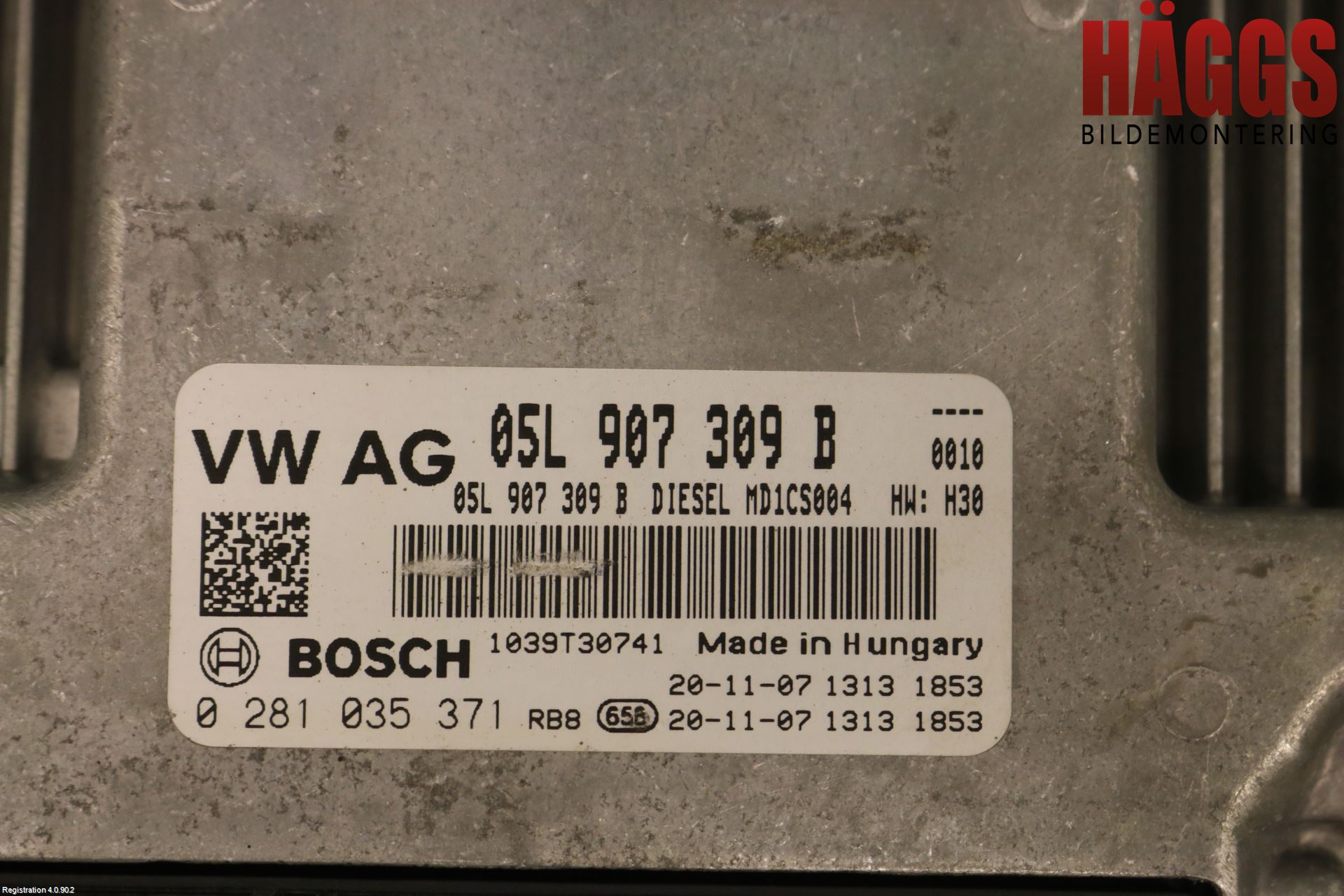Volkswagen VW PASSAT 20-24 Styrenhet Inspump Diesel