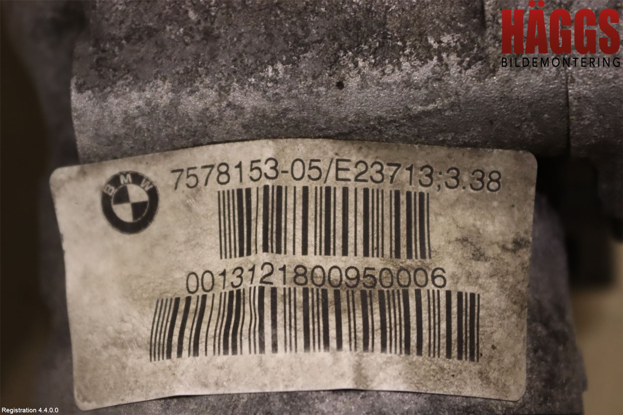 BMW 3 GT F34 13-19 Framvagn Diffrential