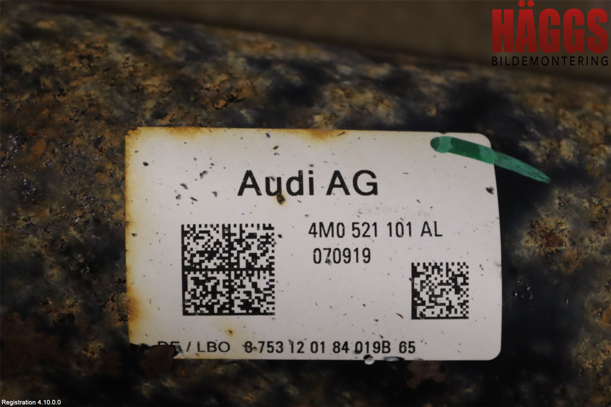 Audi Q7/SQ7 Mellanaxel Komp