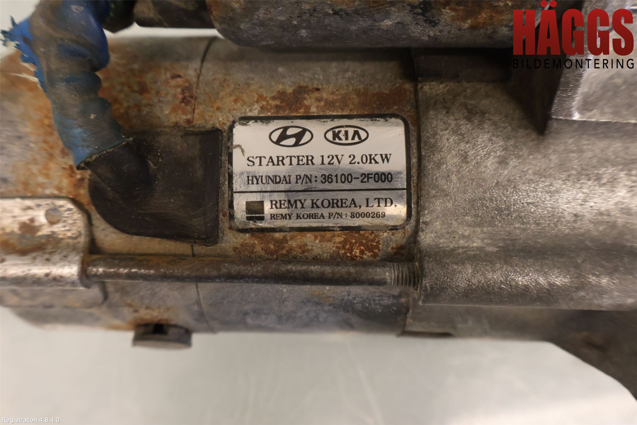 Kia SPORTAGE (SL) 11-15 Startmotor Diesel