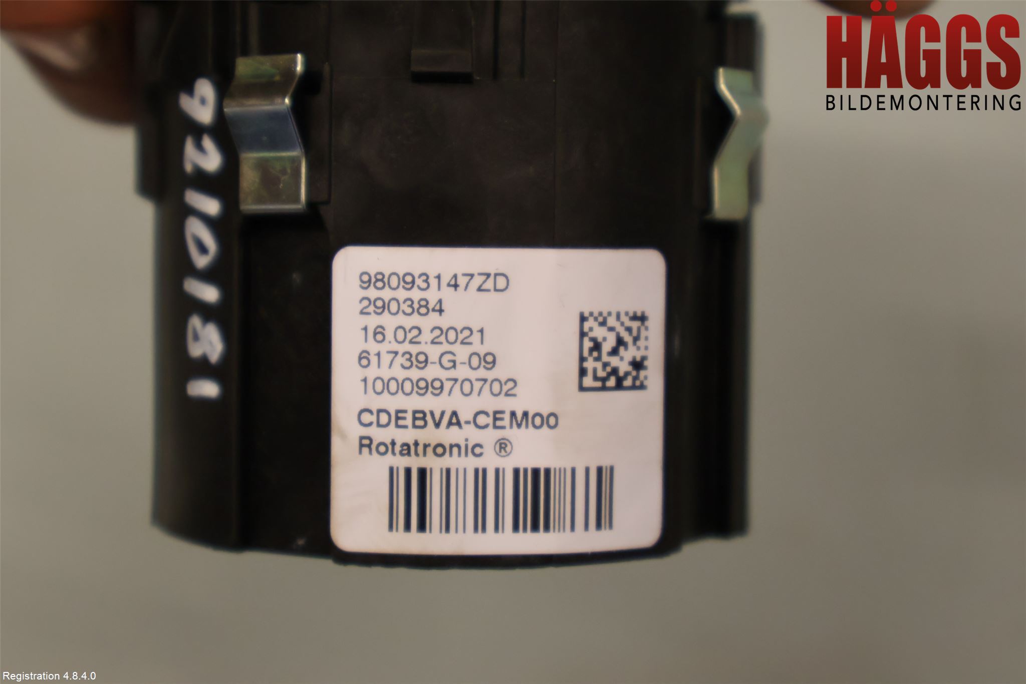 Citroen BERLINGO/E-BERLINGO 19- Strömställare Växellåda