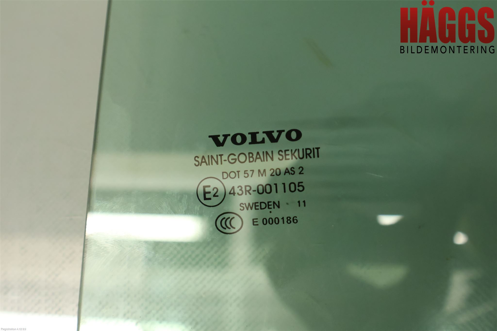 Volvo V70 08-13 Dörruta Bak Vänster
