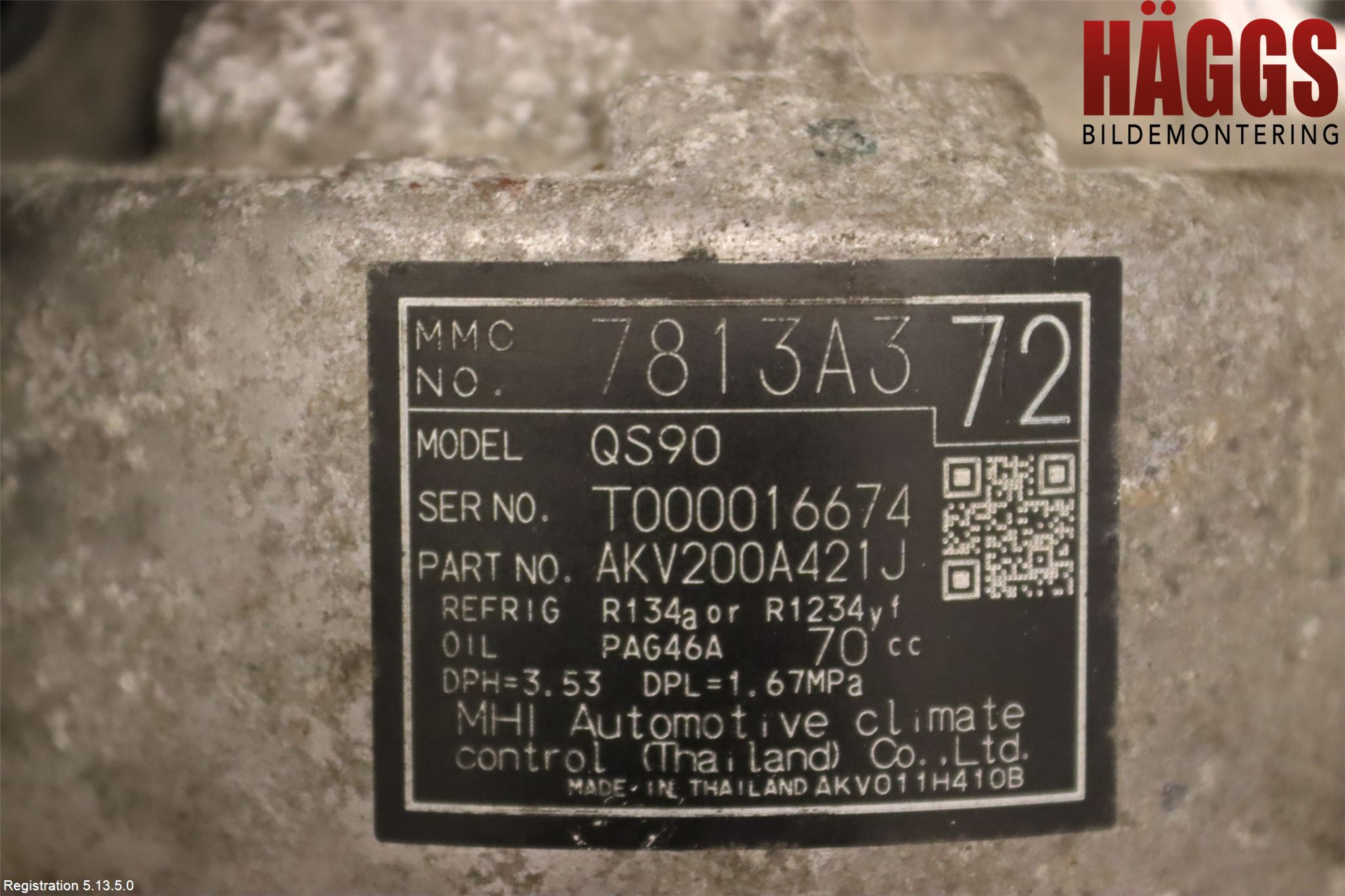 Mitsubishi OUTLANDER 13-21 Ac Kompressor