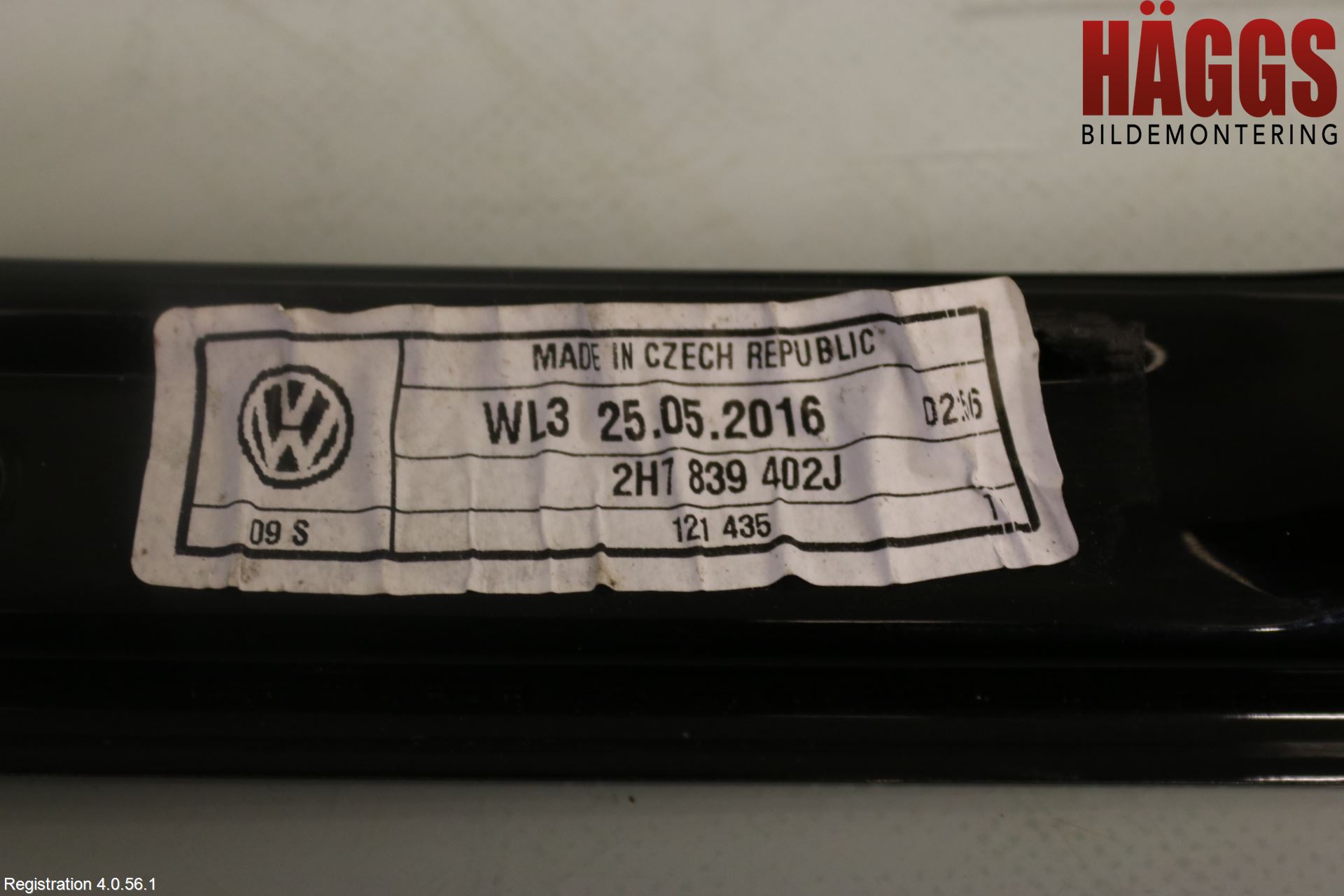 Volkswagen VW AMAROK 2H 10-22 Fönsterhissmekanism