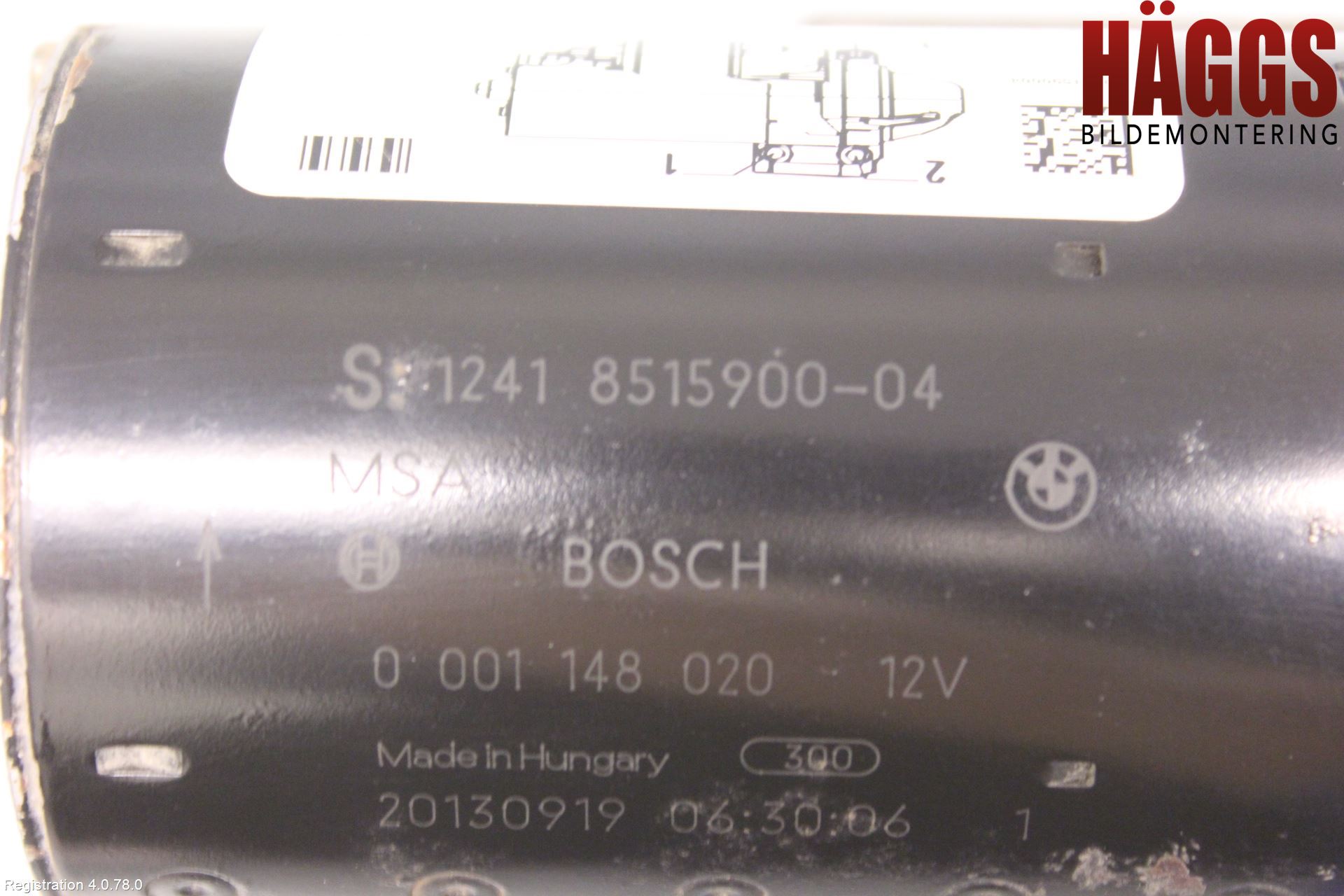 BMW X5 F15 13-18 Startmotor Diesel