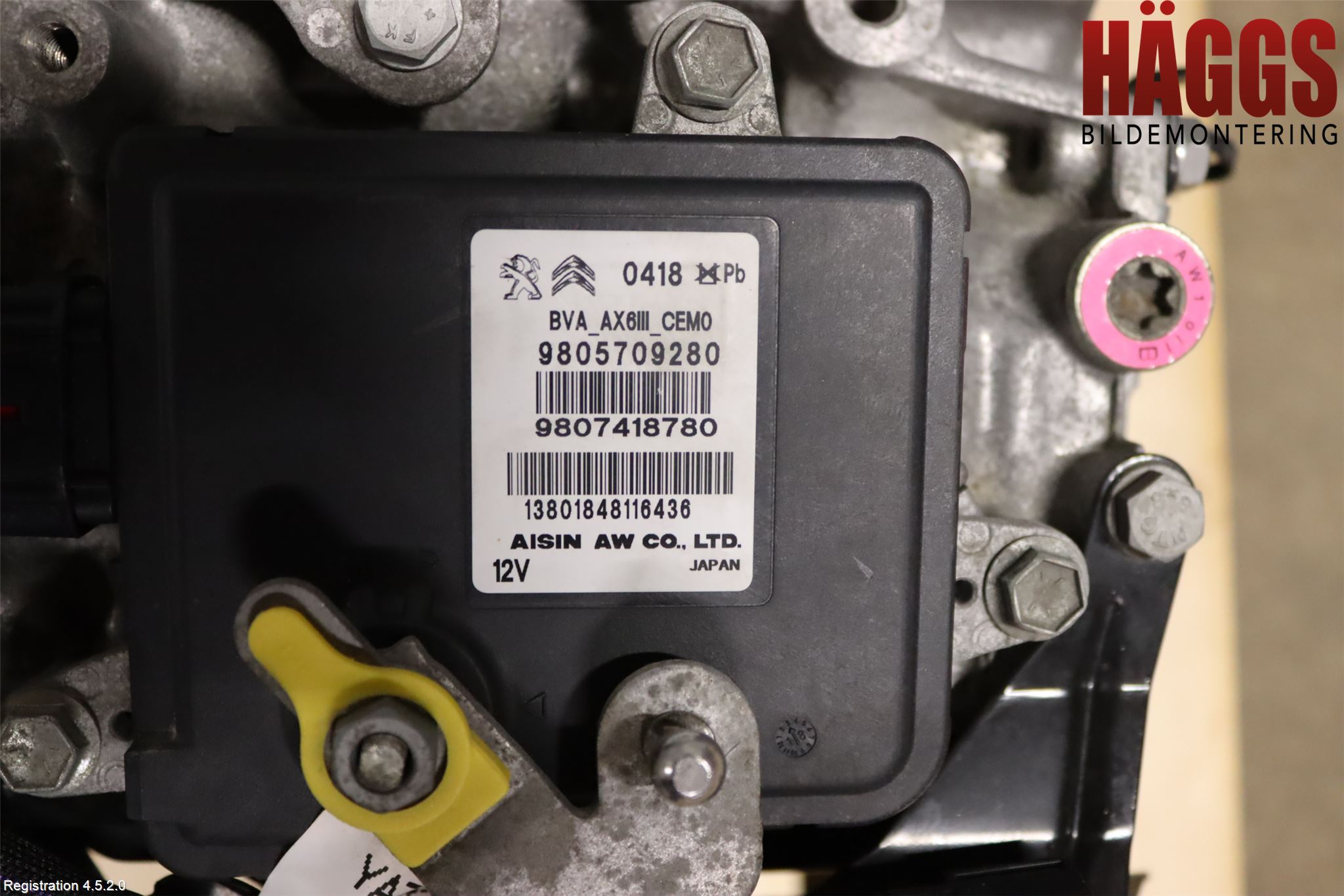 Citroen C4 CACTUS 14-20 Växellåda Automat