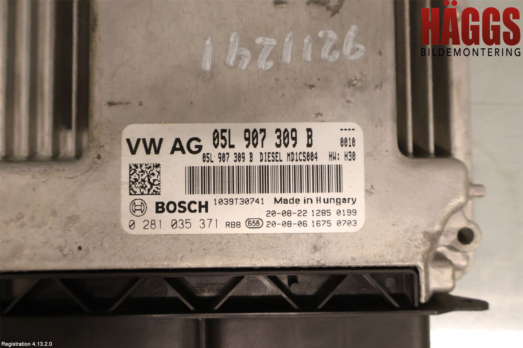 Volkswagen VW TIGUAN 16-24 Styrenhet Inspump Diesel
