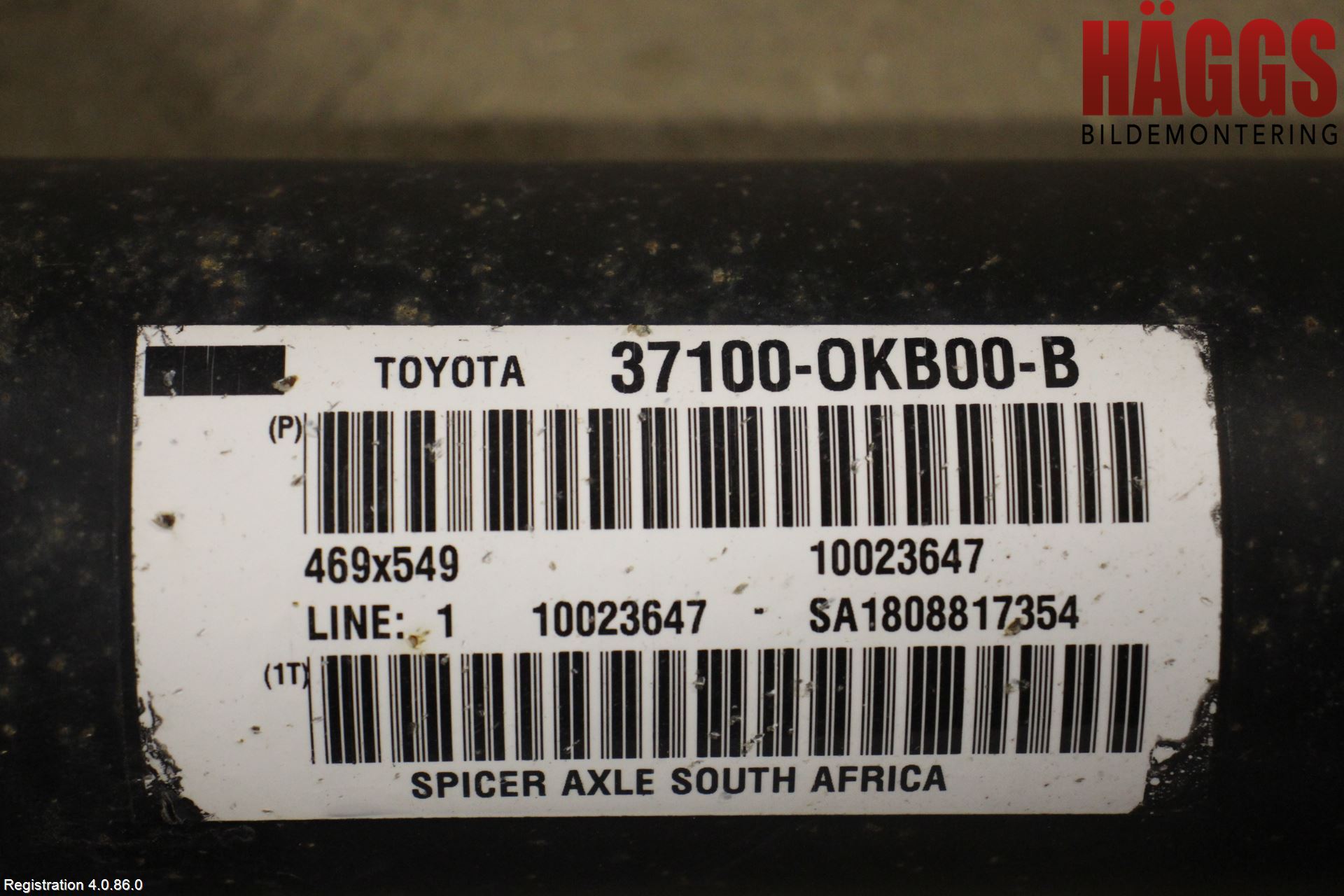 Toyota HILUX 16- Mellanaxel Komp