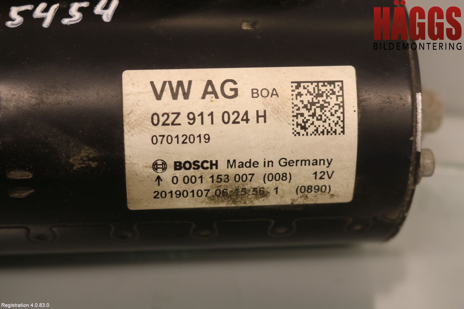 Volkswagen VW CADDY 16-20 Startmotor Diesel