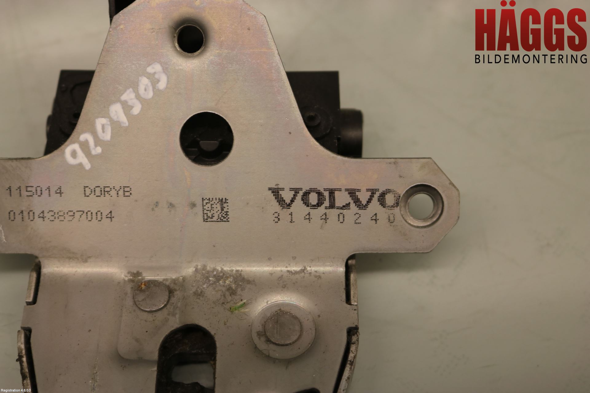 Volvo V60 14-18 Låskista Baklucka