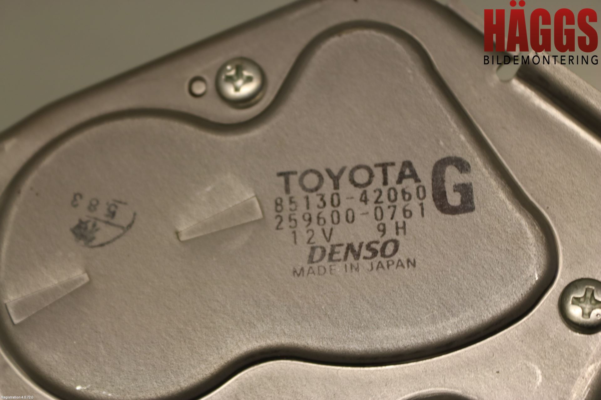 Toyota RAV 4 06-12 Torkarmotor Baklucka