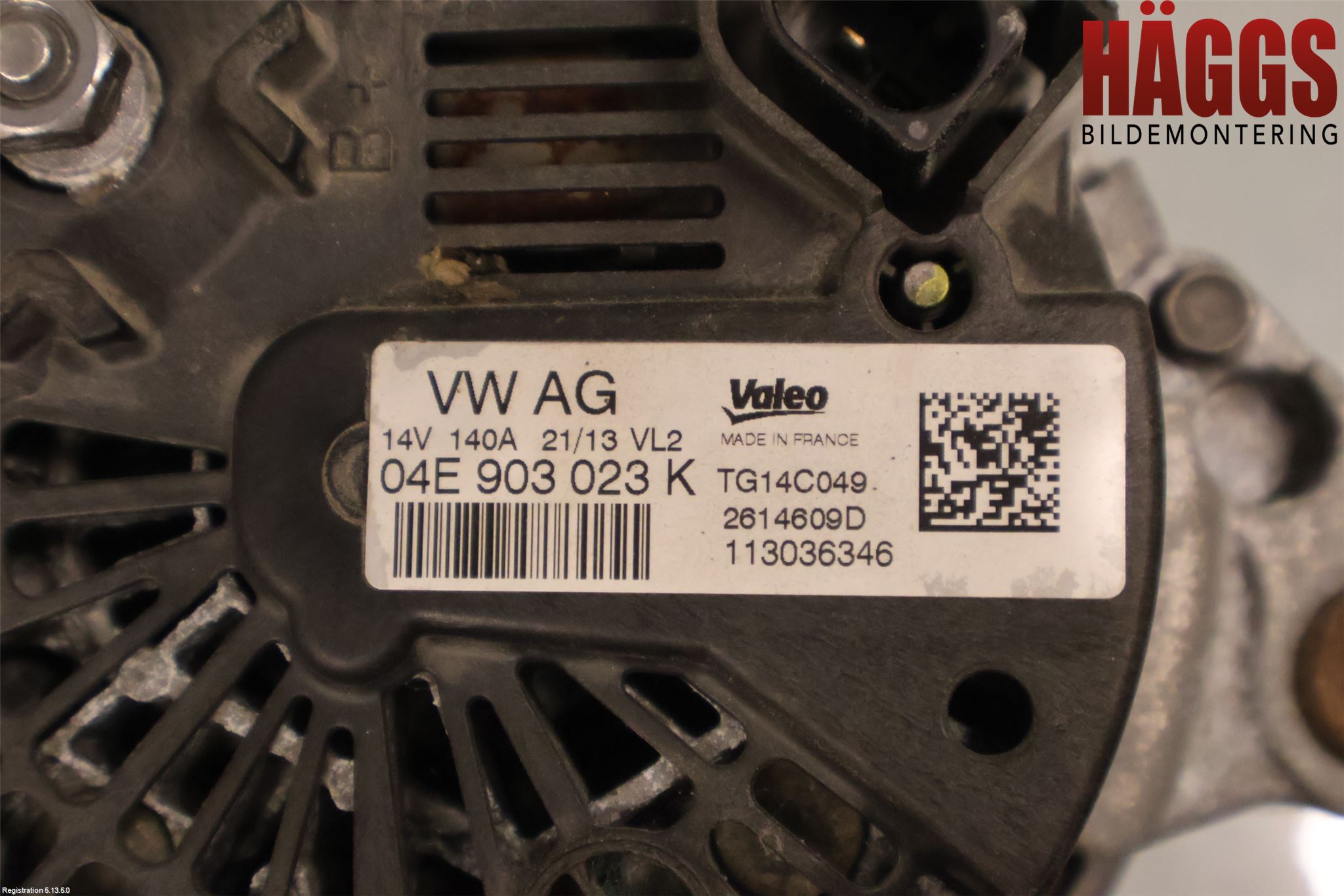 Volkswagen VW GOLF / E-GOLF VII 13-20 Generator