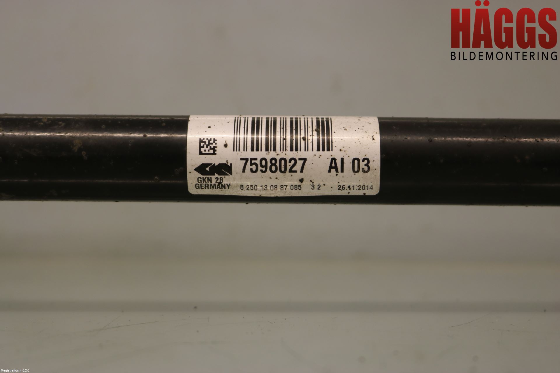 BMW X3 F25 10-17 Drivaxel Fram Vänster