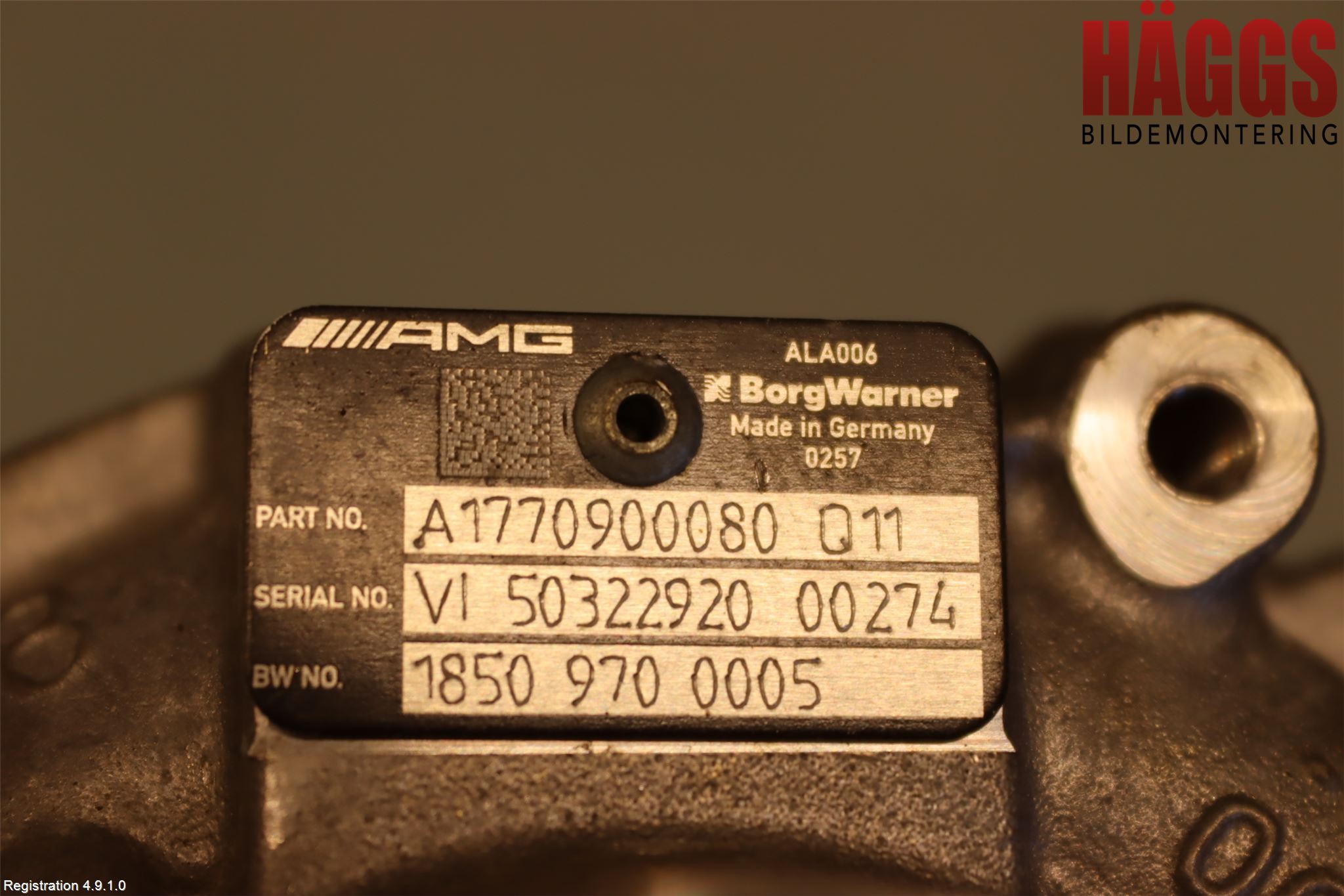 Mercedes-Benz MB C-KLASS (W205) 14-21 Turboaggregat