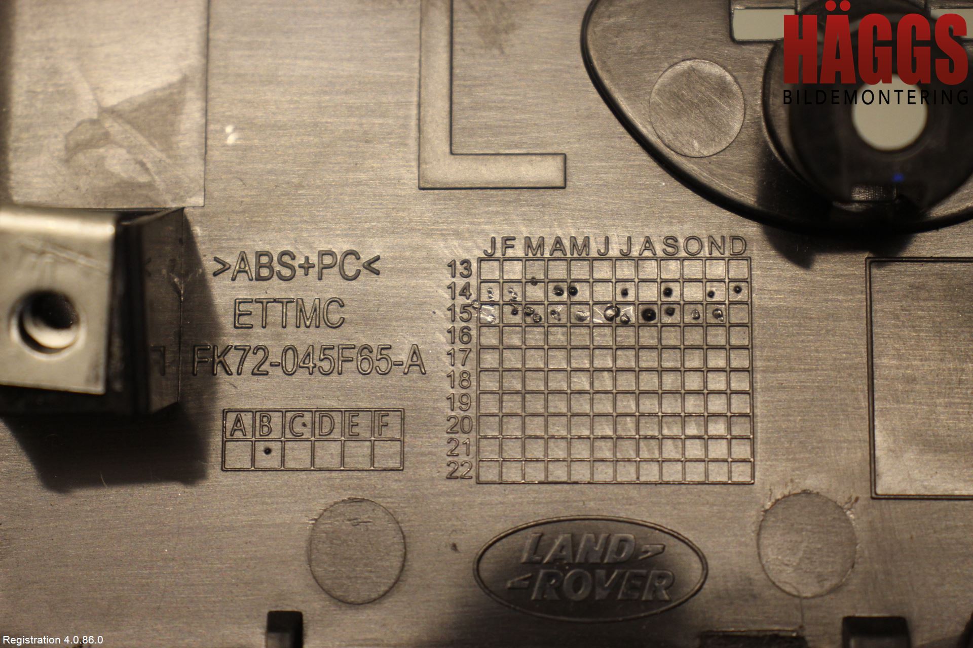 Landrover LAND ROVER DISCOVERY 4 10-16 Instrumentsarg