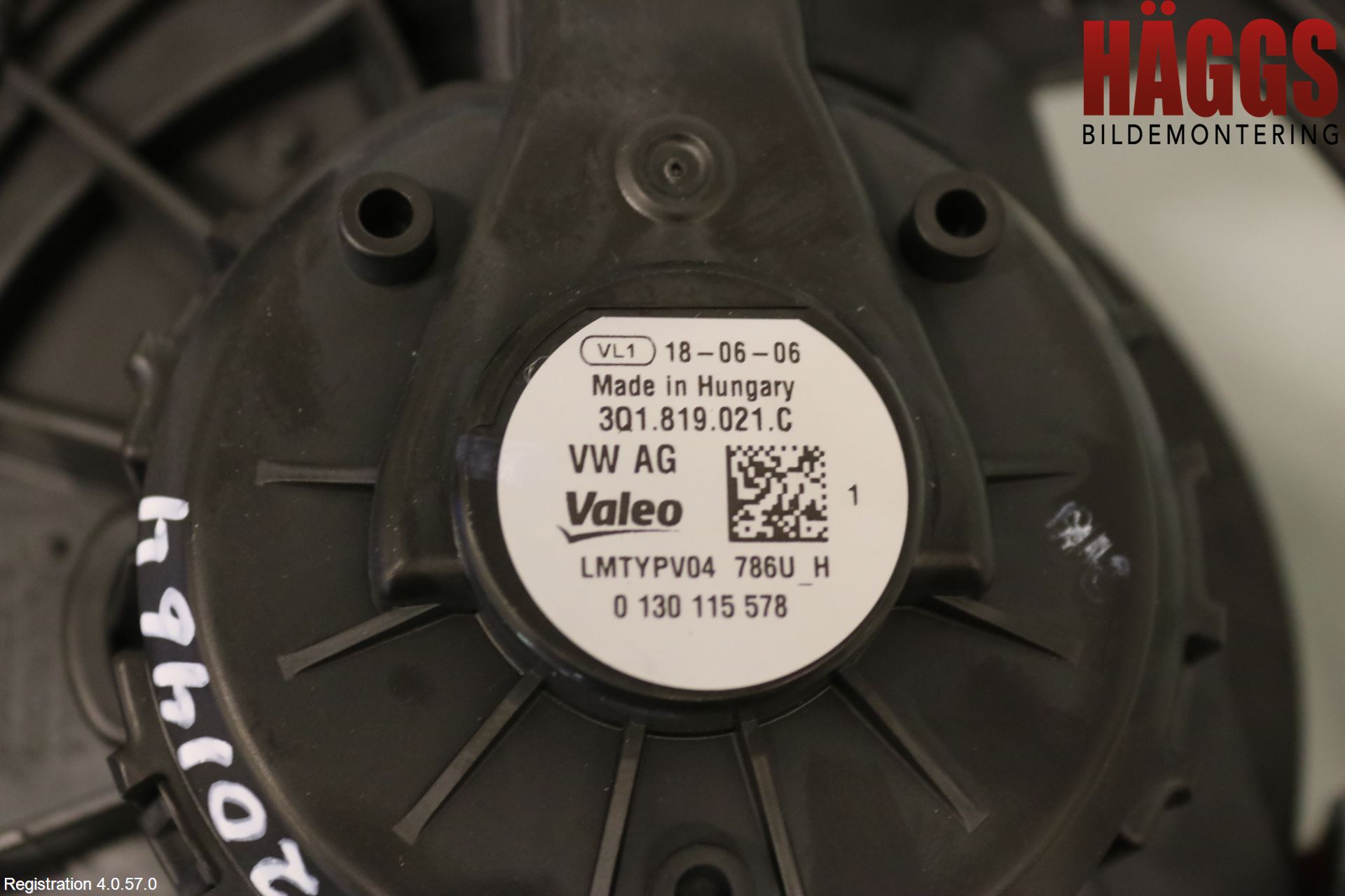 Volkswagen VW PASSAT 15-19 Ac Värmefläkt