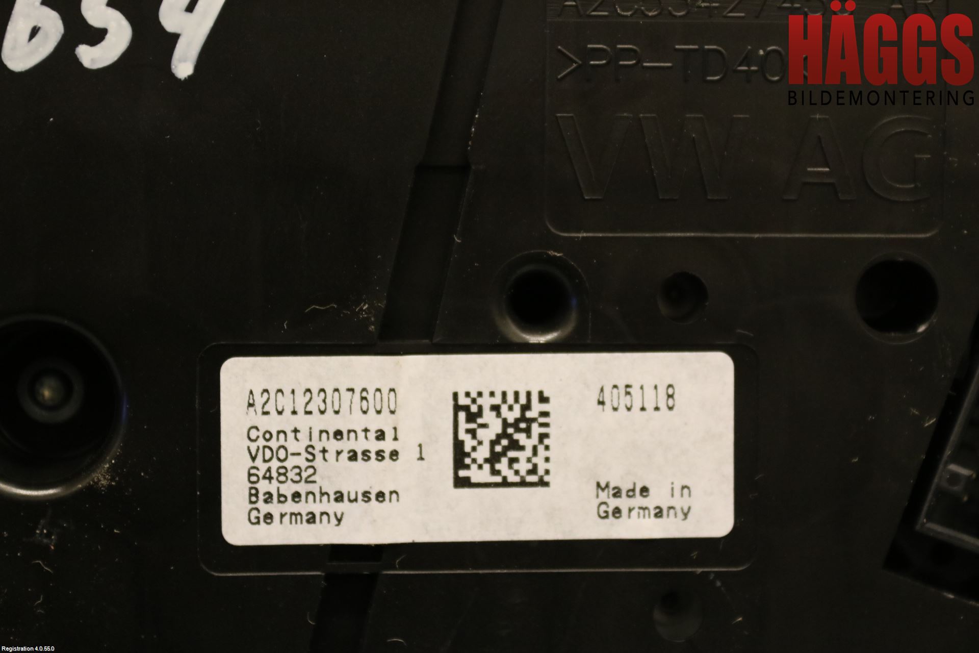 Volkswagen VW PASSAT 15-19 Instrument Komb