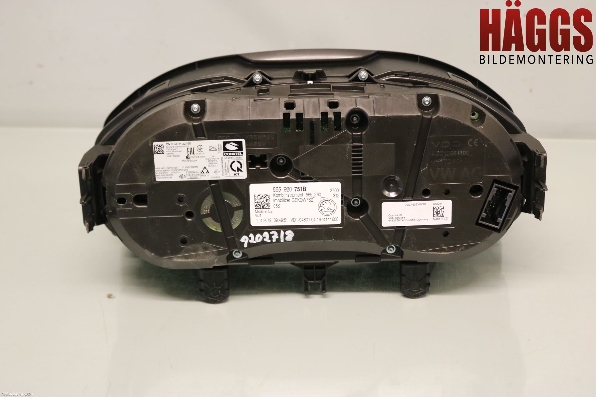 Skoda KODIAQ 17-24 Instrument Komb