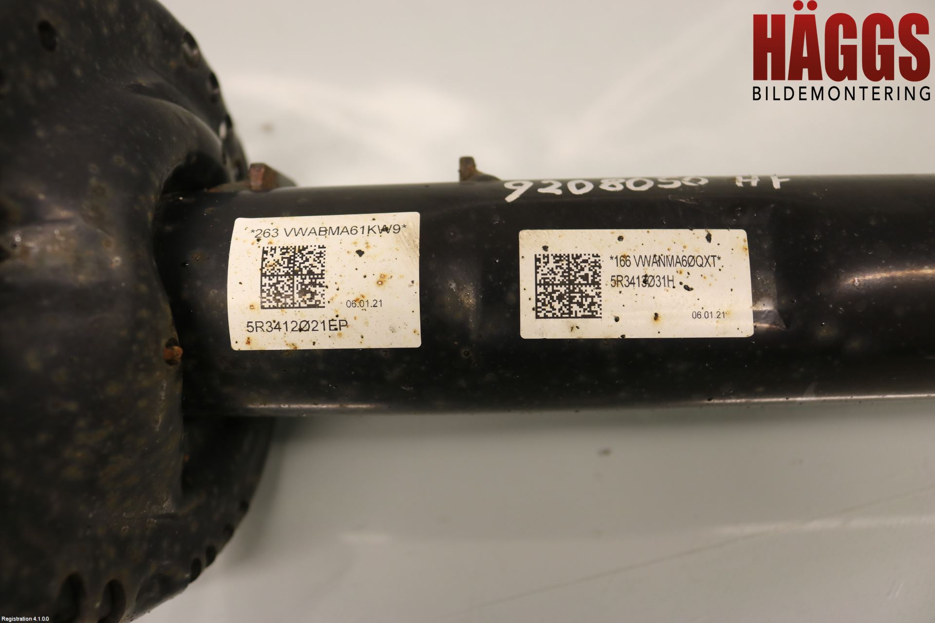 Volkswagen VW CADDY 21- Fjäderben Fram Höger