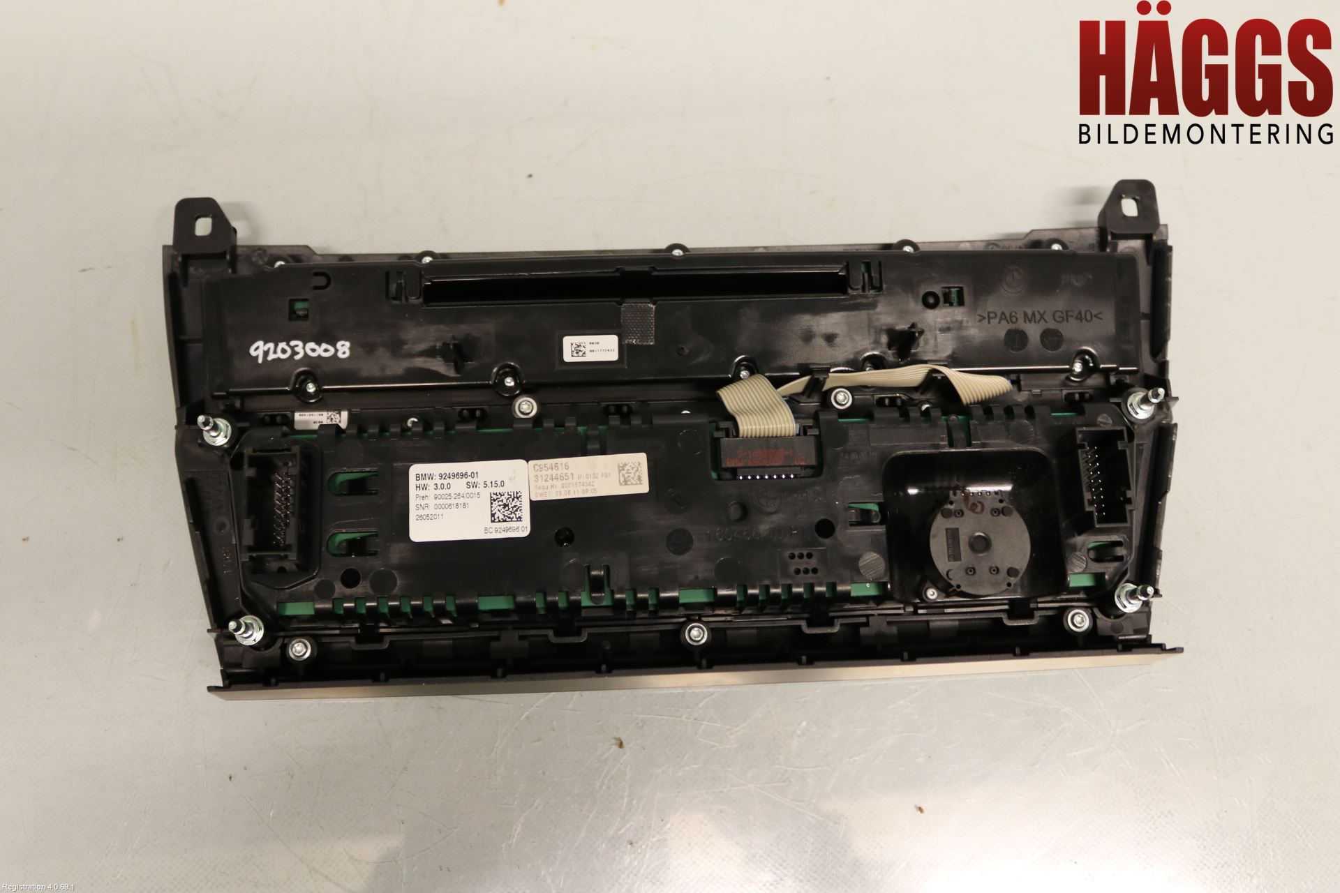 BMW 5 F10/F11/F18 09-17 Ac Styrenhet Ac Manöveren