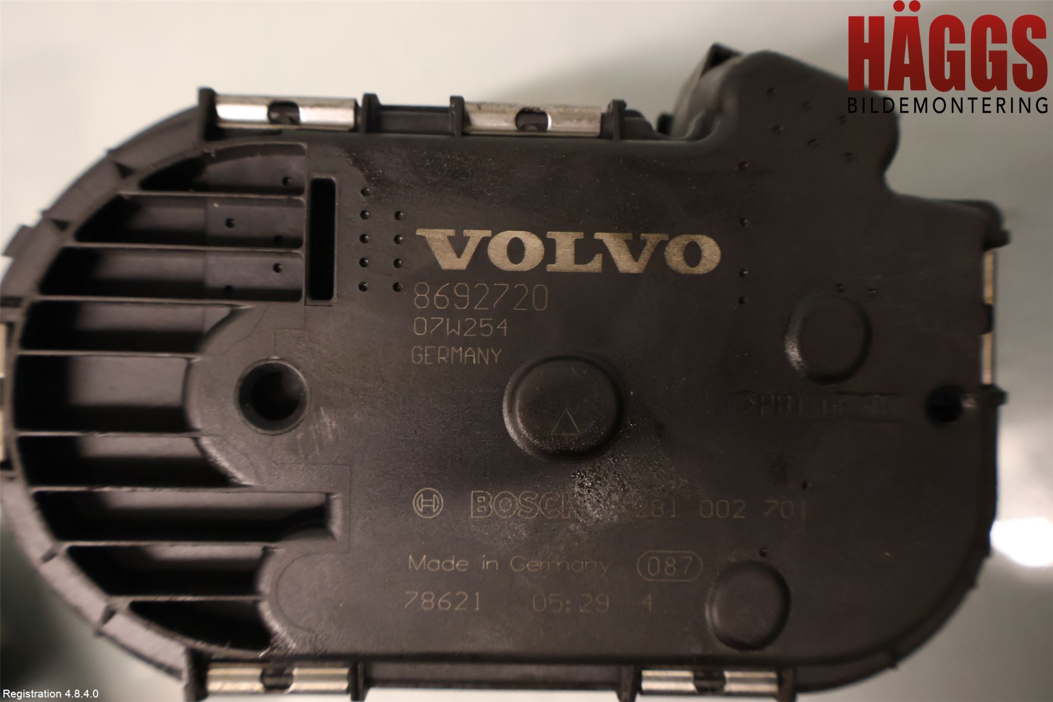 Volvo S80 07-13 Injspjällhus