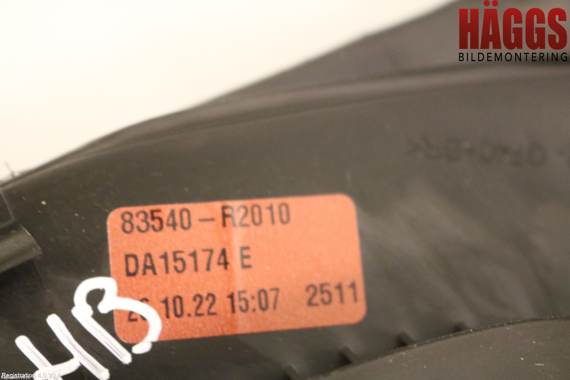Kia SPORTAGE (NQ5) 22- Dörruta Bak Lilla Hö