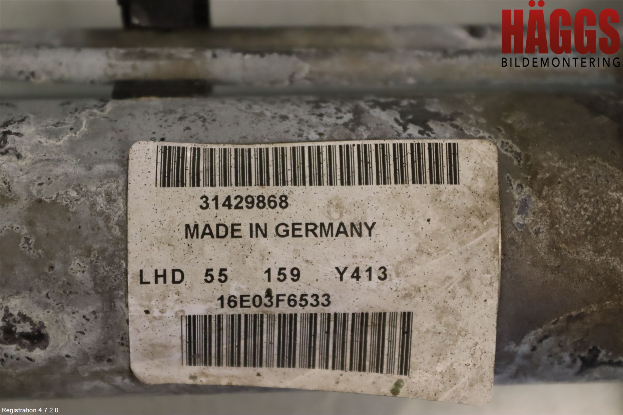 Volvo XC60 14-17 Styrväxel Servo -Snäcka