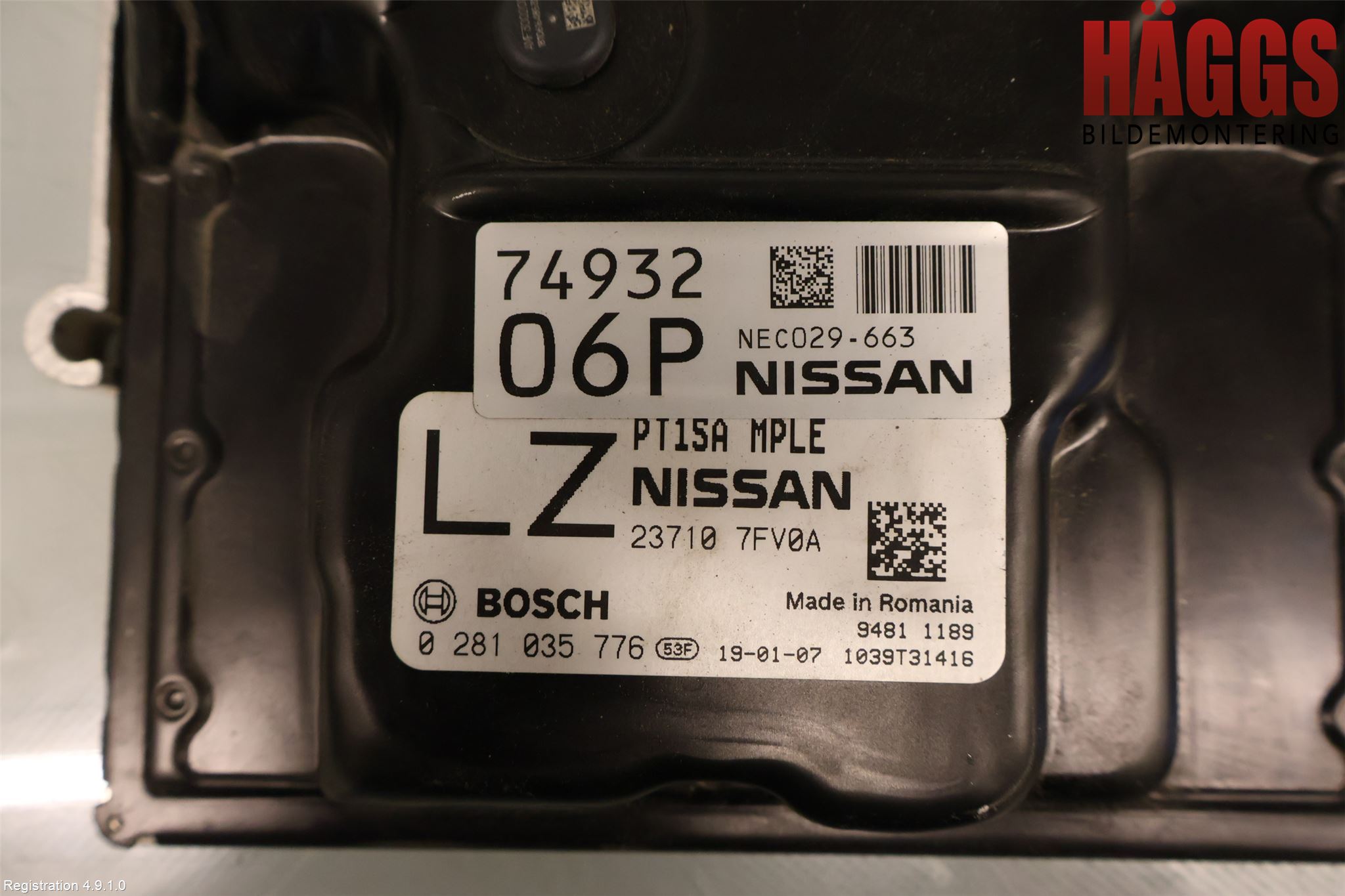 Nissan X-TRAIL 14-21 Styrenhet Inspump Diesel